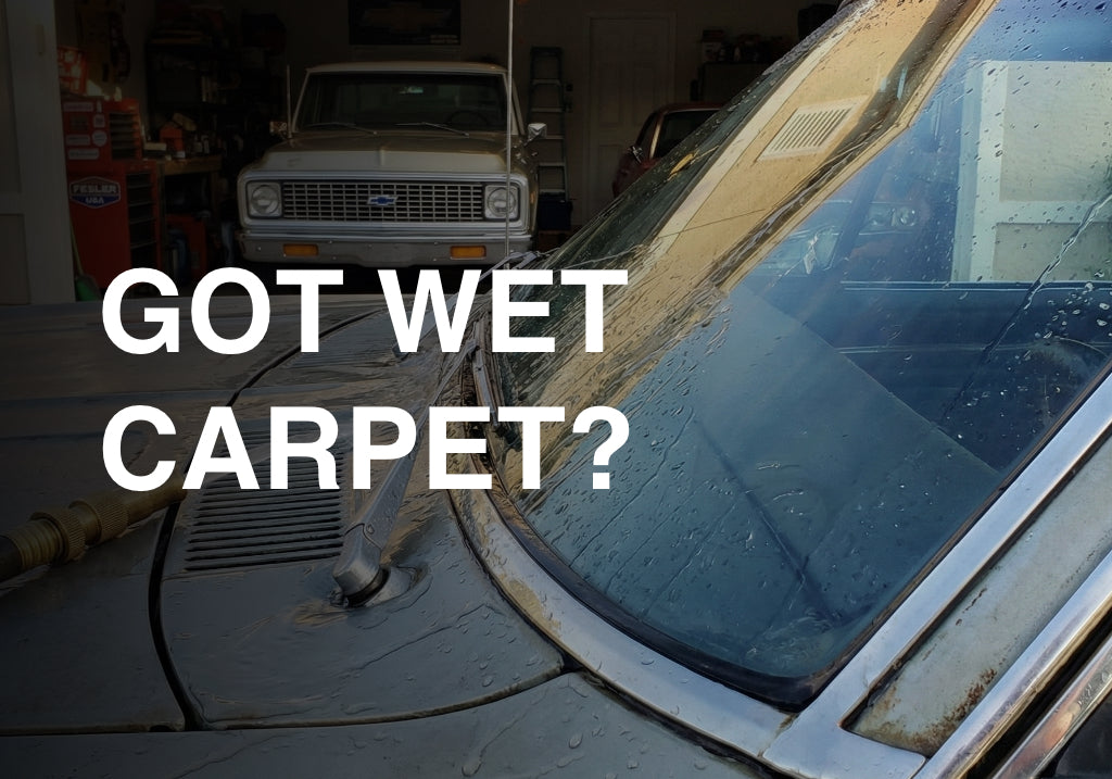 Wet Carpet in Your Classic? Windshield Leak vs. Cowl Leak (Quick Tests + Real Fixes)