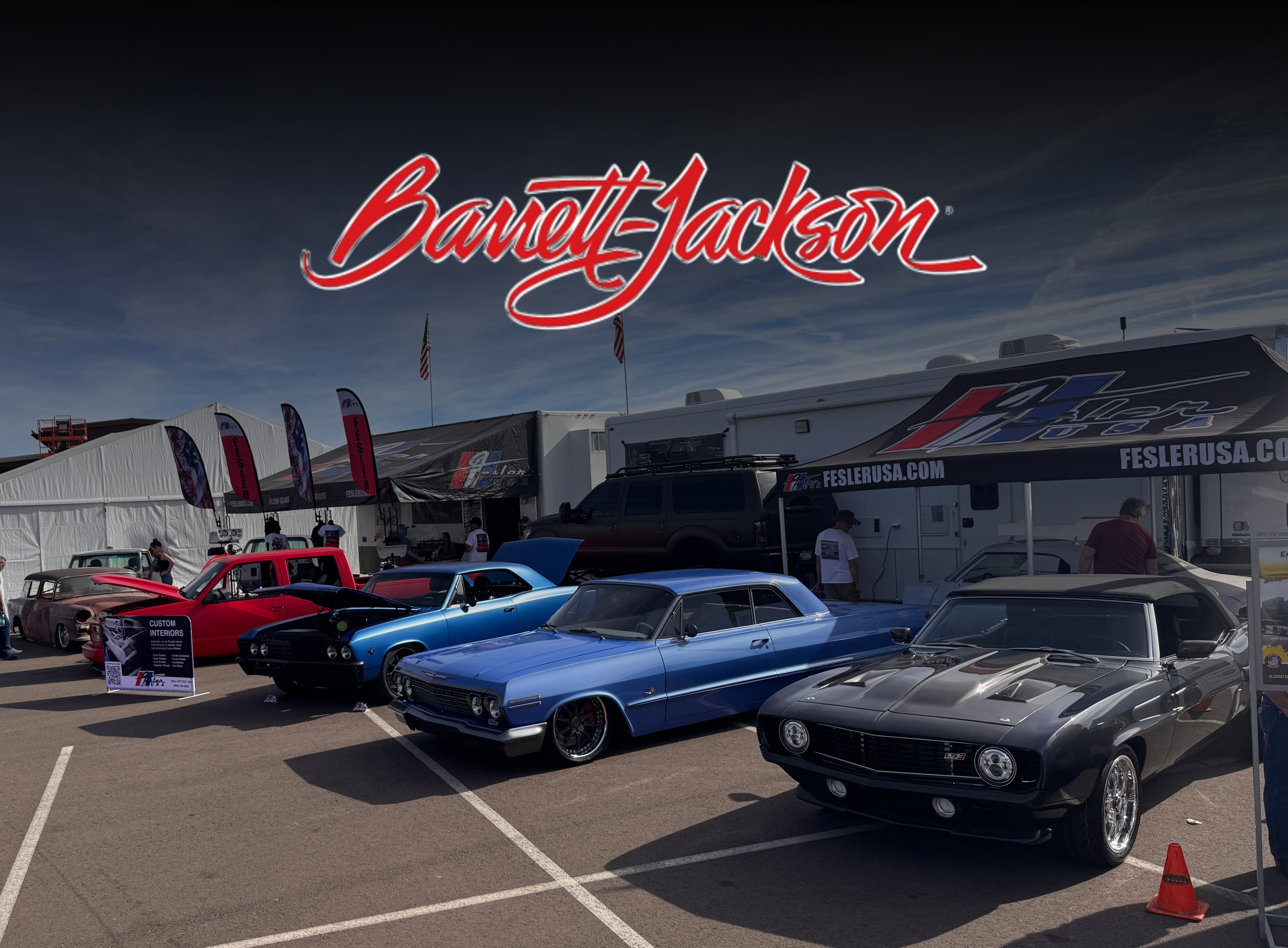 Fesler Live from Barrett-Jackson: Flush-Mount Glass and Interiors On Display