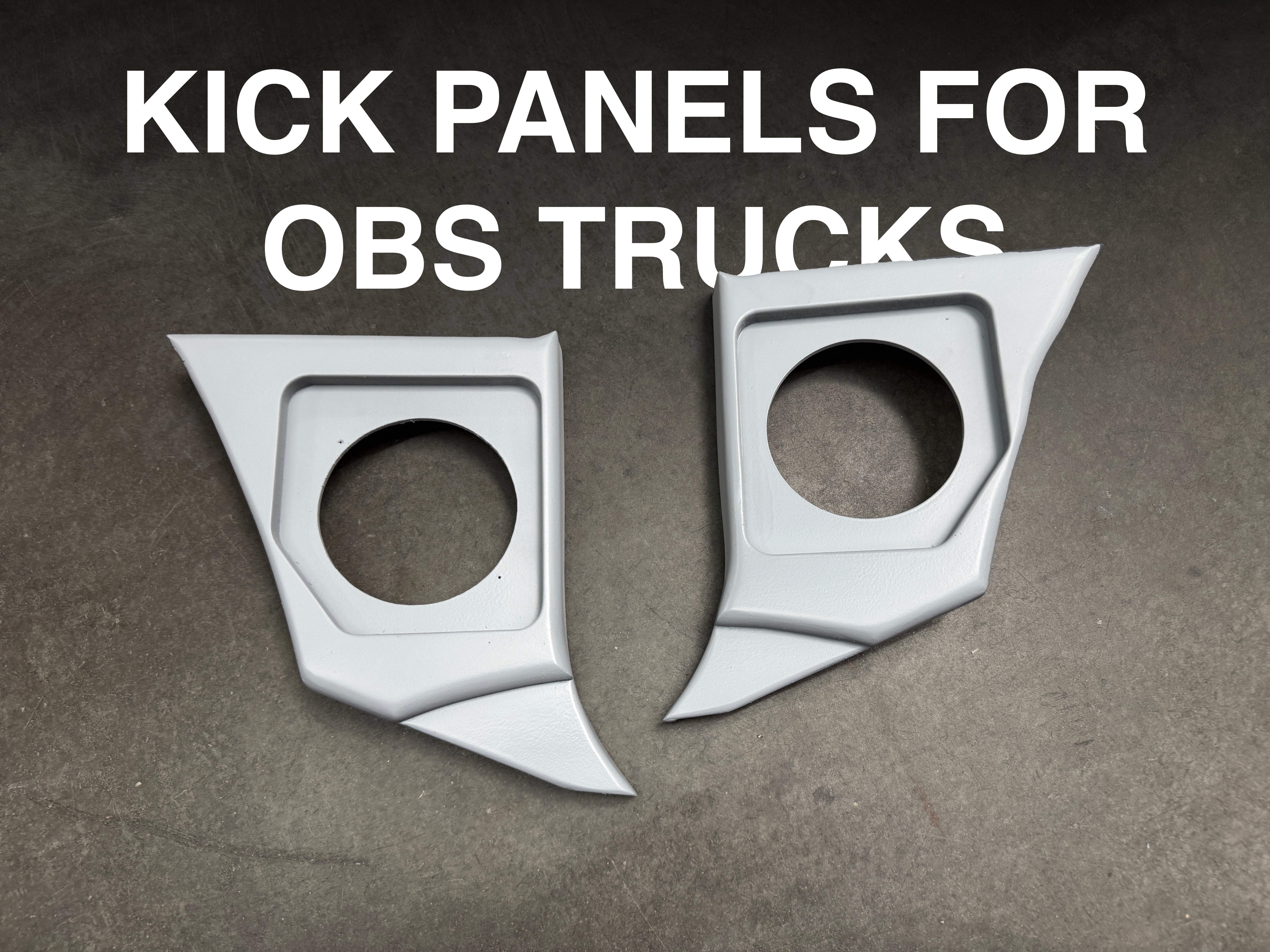 Perfect Fit Kick Panels for 1988 to 2000 Chevy Trucks