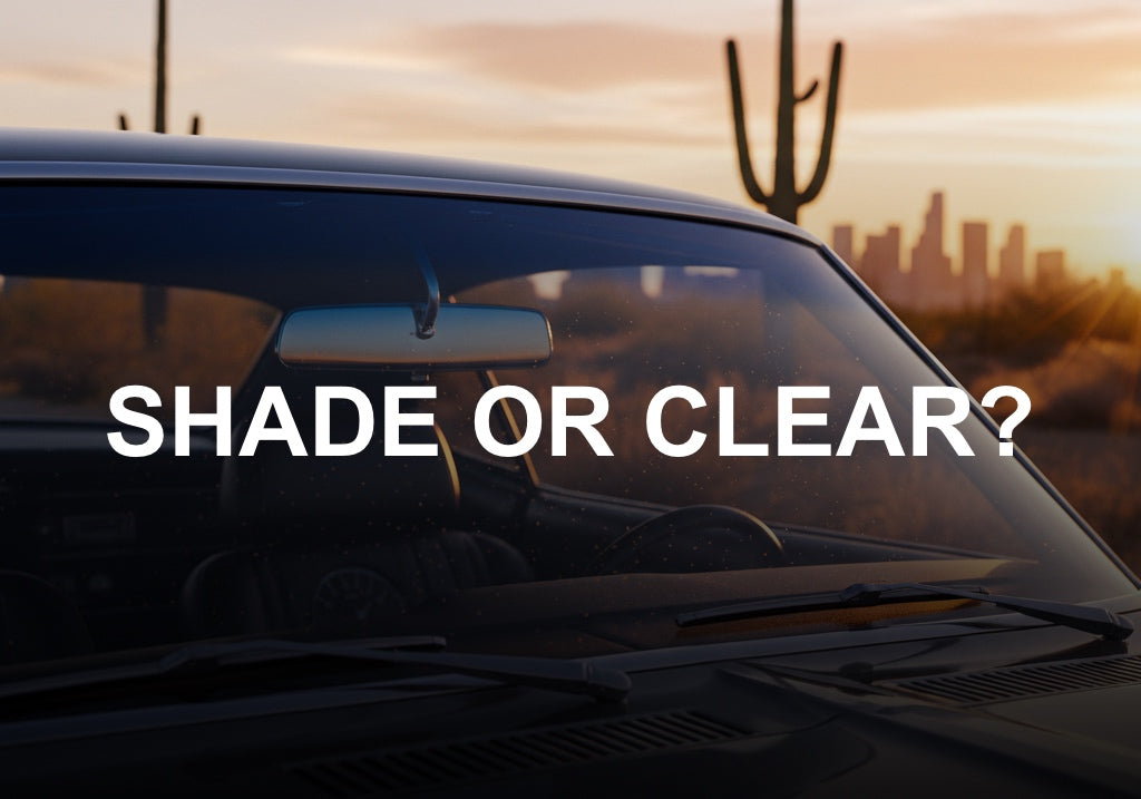 Shade-Band vs. Clear on GM Classics (Blue vs Green) — What Actually Works in Phoenix Sun