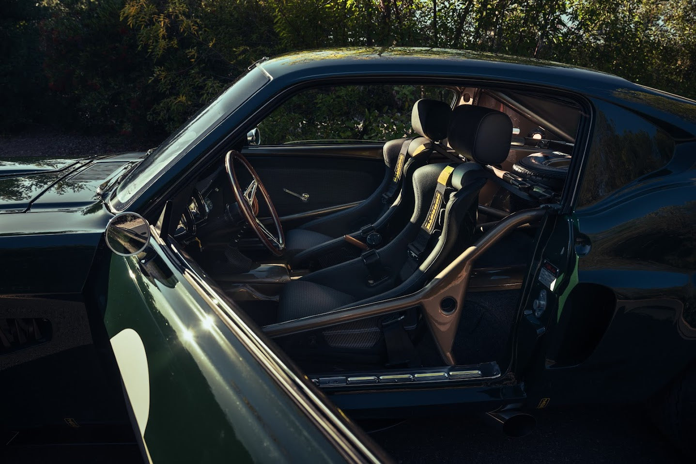 1967–1968 Mustang Flush-Mount Glass Kit — DOT, Trimless, American-Made (Fastback & Coupe)