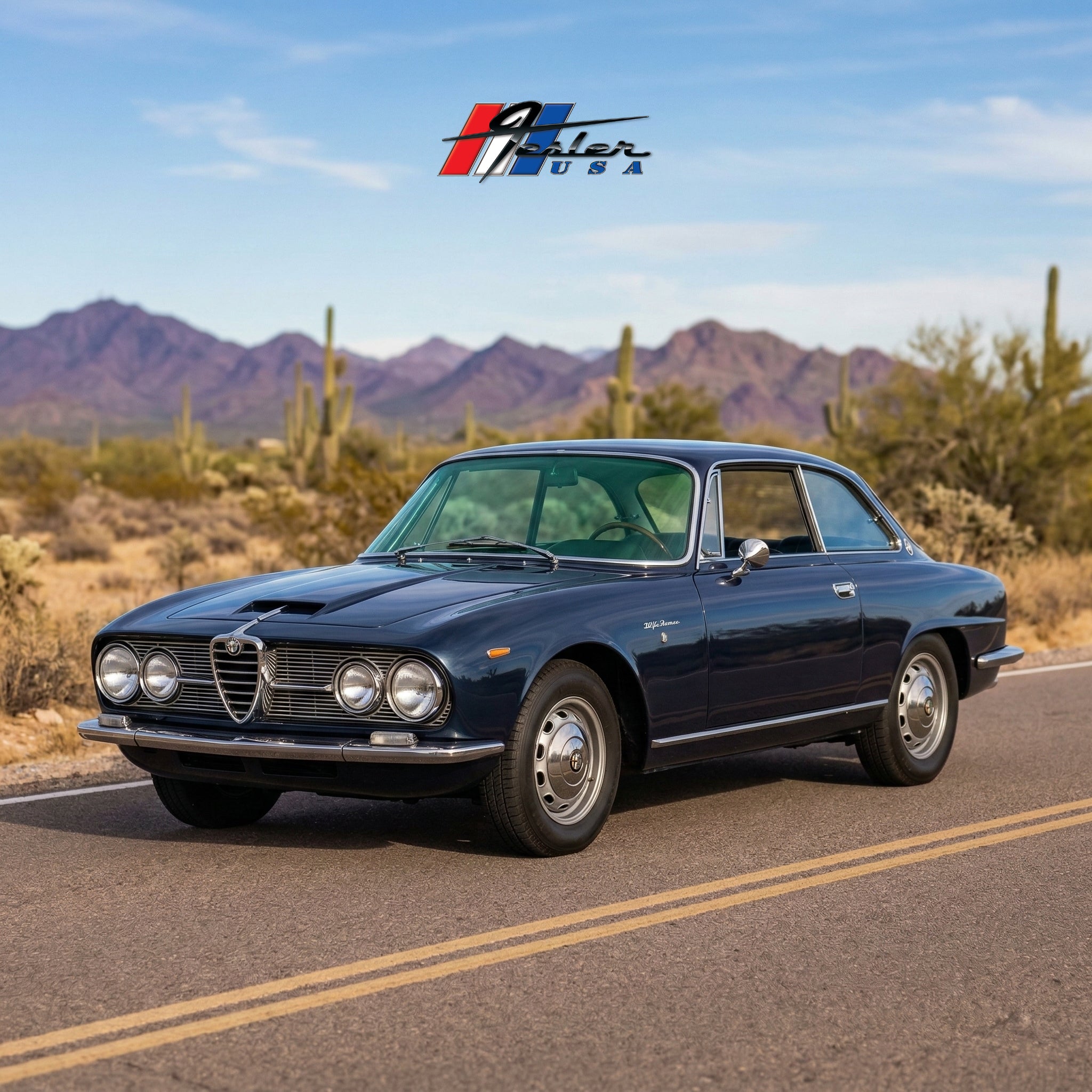 1962-1967 Alfa Romeo 2600 Sprint Windshield