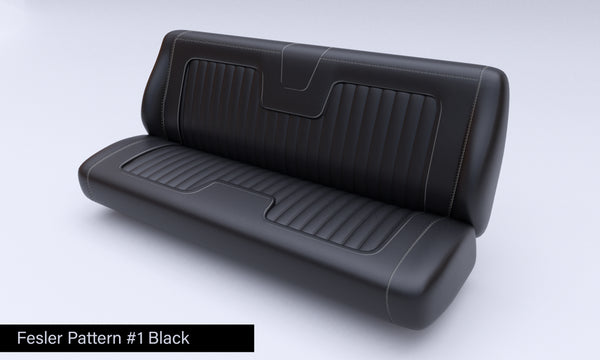 Fesler Custom Bench Seat, Style C | 52, 54 or 56 in, Hand Built in Phoenix