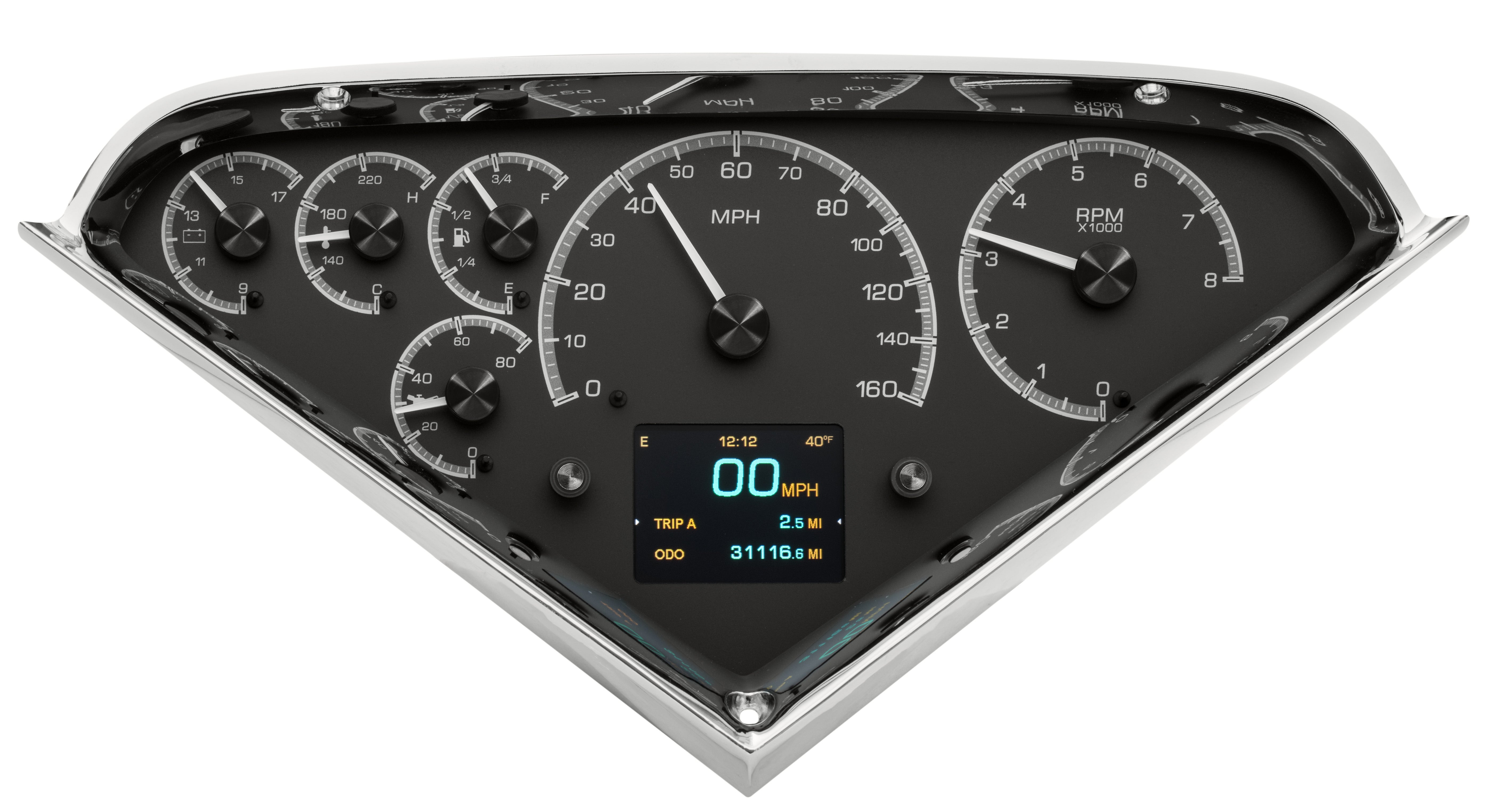 Dakota Digital HDX-55C-PU — 1955–1959 Chevy/GMC Truck HDX Instrument System