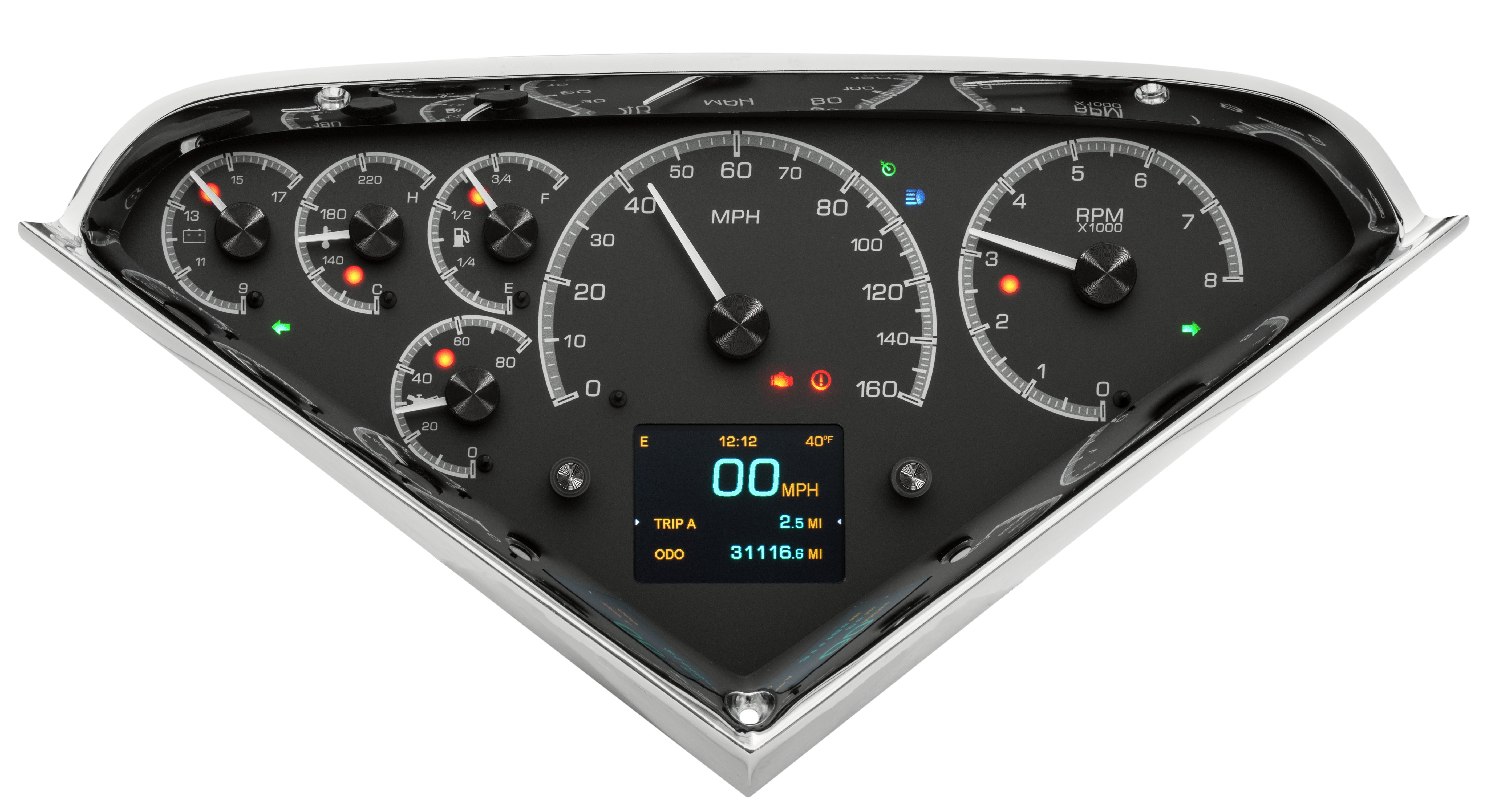 Dakota Digital HDX-55C-PU — 1955–1959 Chevy/GMC Truck HDX Instrument System