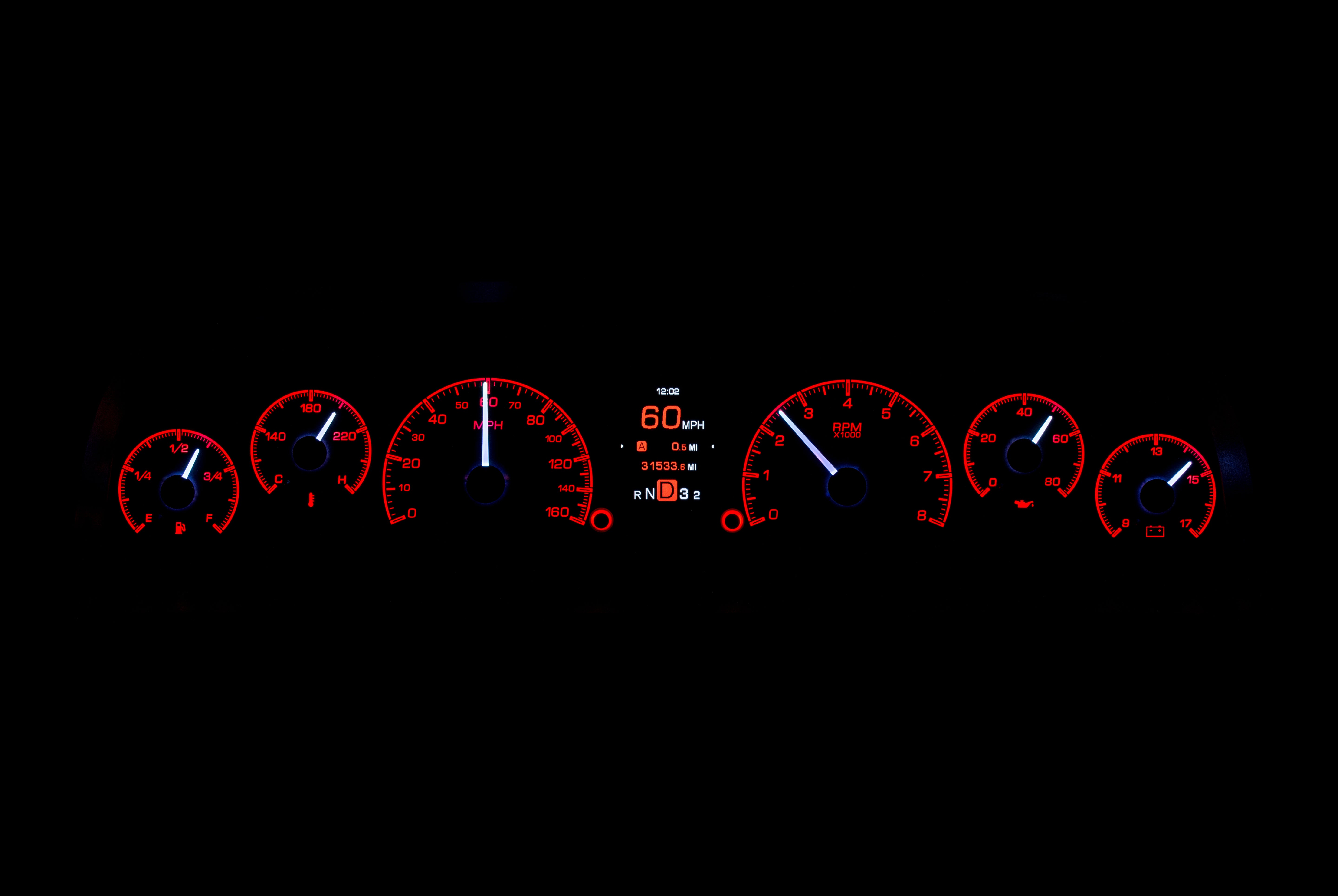 Dakota Digital HDX-60C-PU — 1960–1963 Chevy/GMC Truck HDX Instrument System