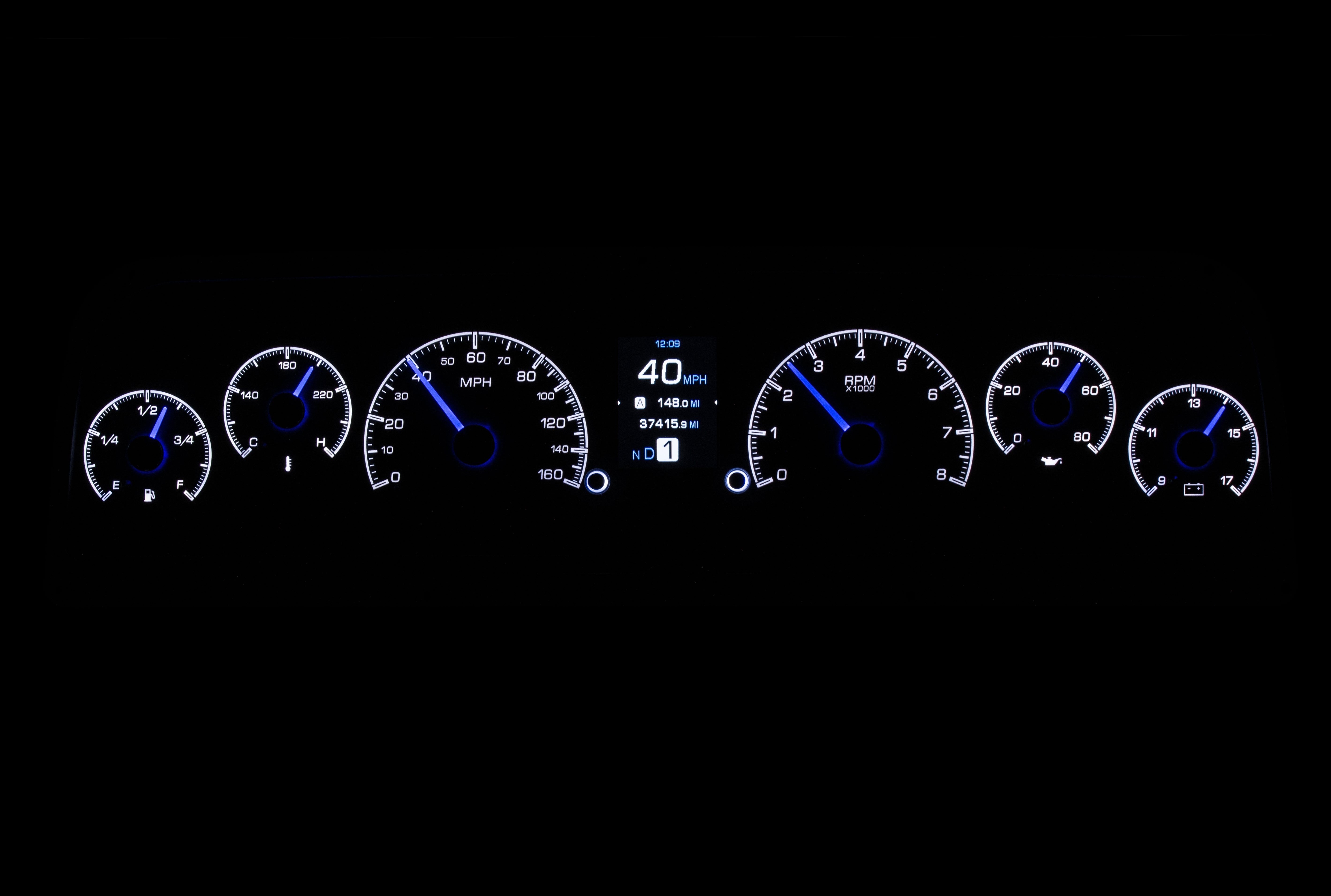 Dakota Digital HDX-64C-PU — 1964–1966 Chevy/GMC Truck HDX Instrument System