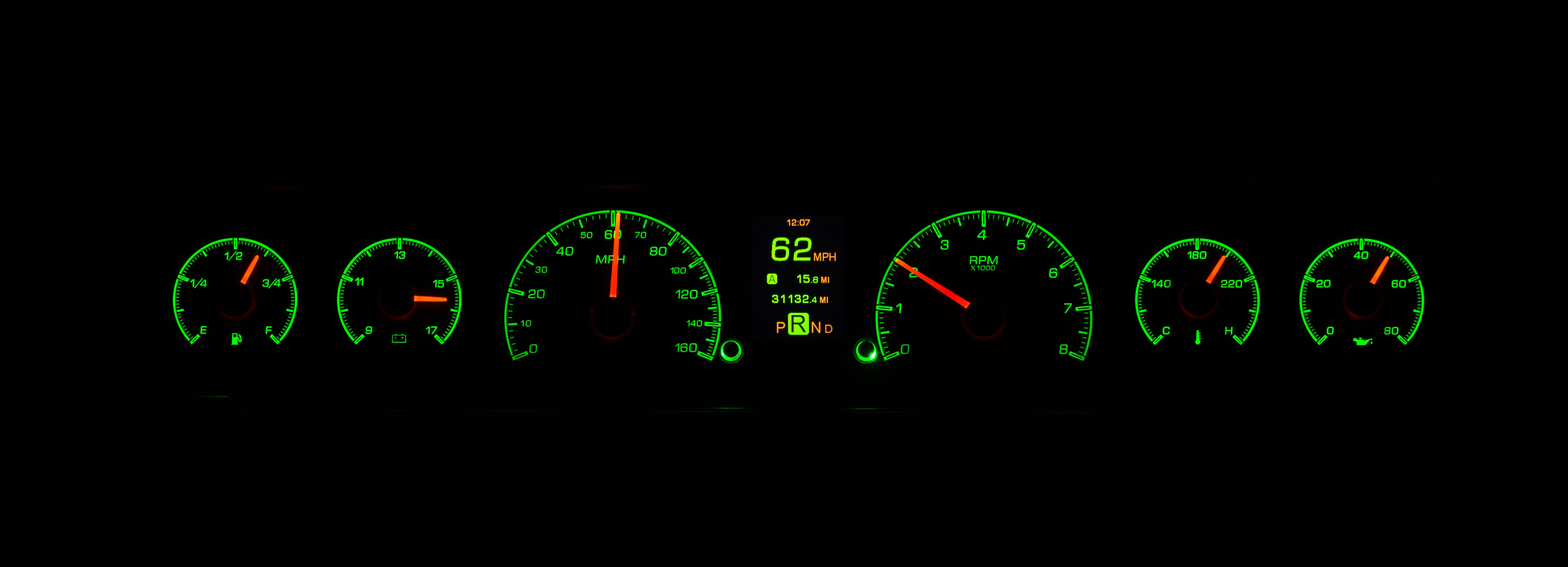 Dakota Digital HDX-66C-CVL — 1966–67 Chevy Chevelle/El Camino Chevelle/El Camino HDX Instruments