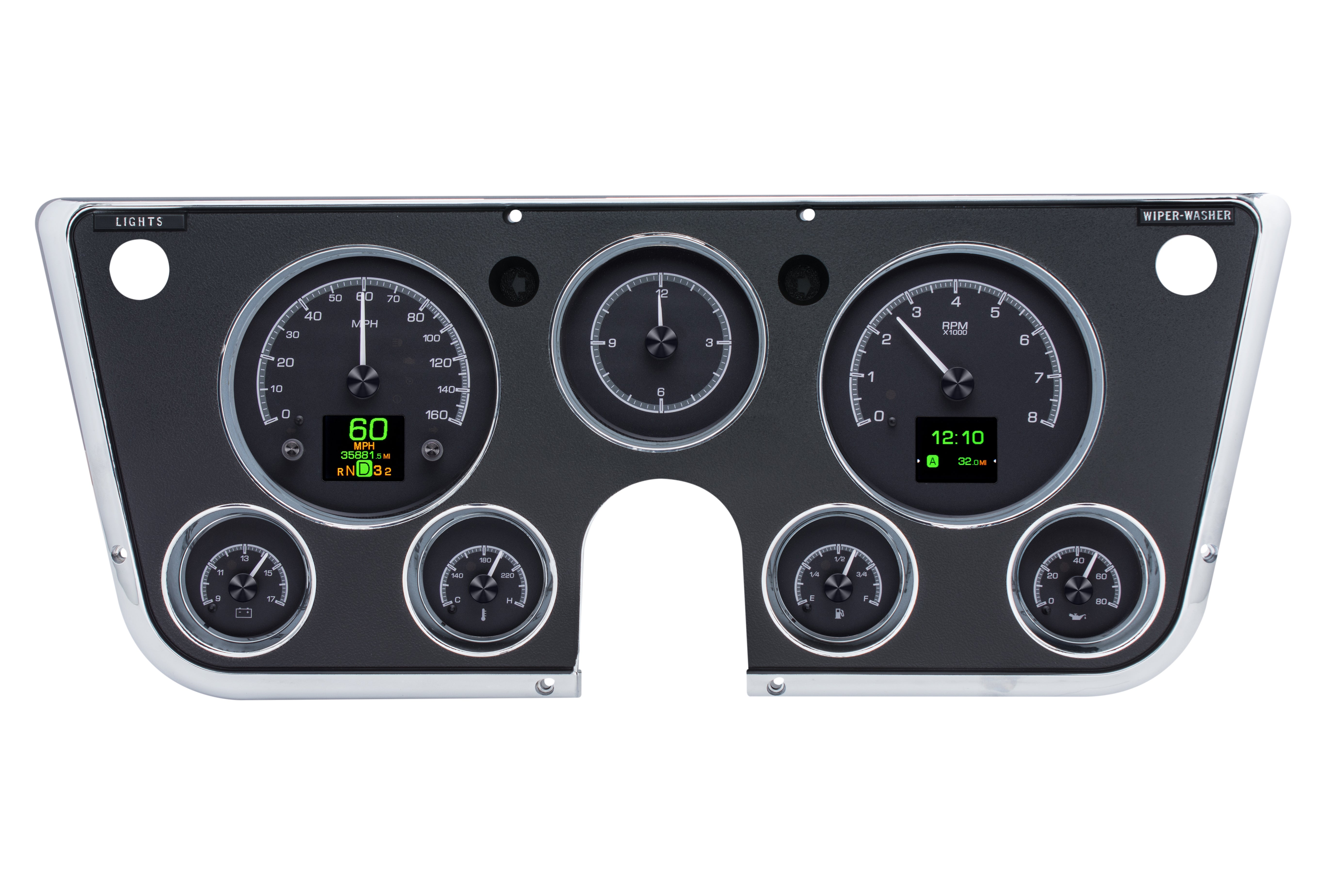 Dakota Digital HDX-67C-PU — 1967–1972 Chevy/GMC C10 Truck HDX Instrument System