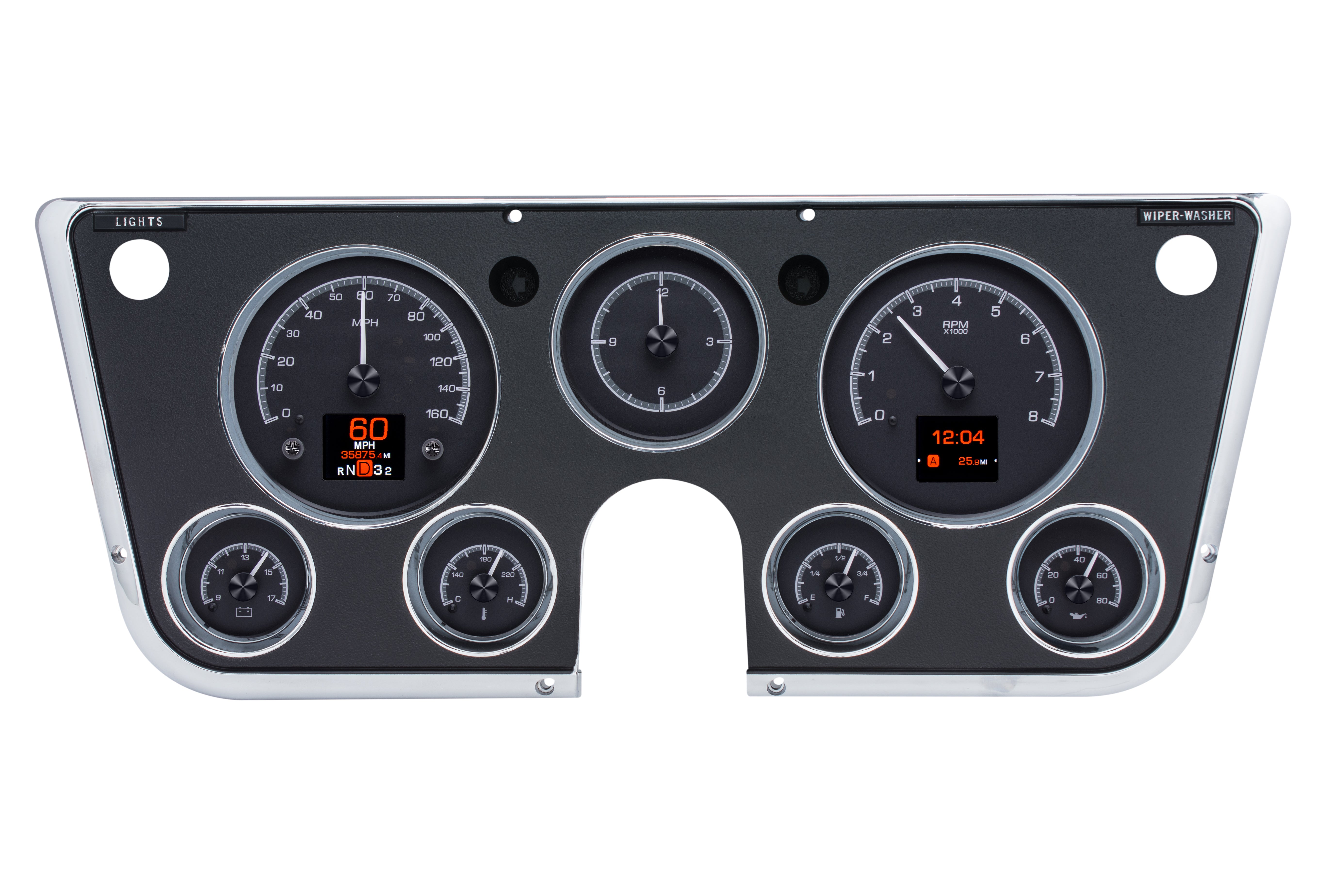 Dakota Digital HDX-67C-PU — 1967–1972 Chevy/GMC C10 Truck HDX Instrument System