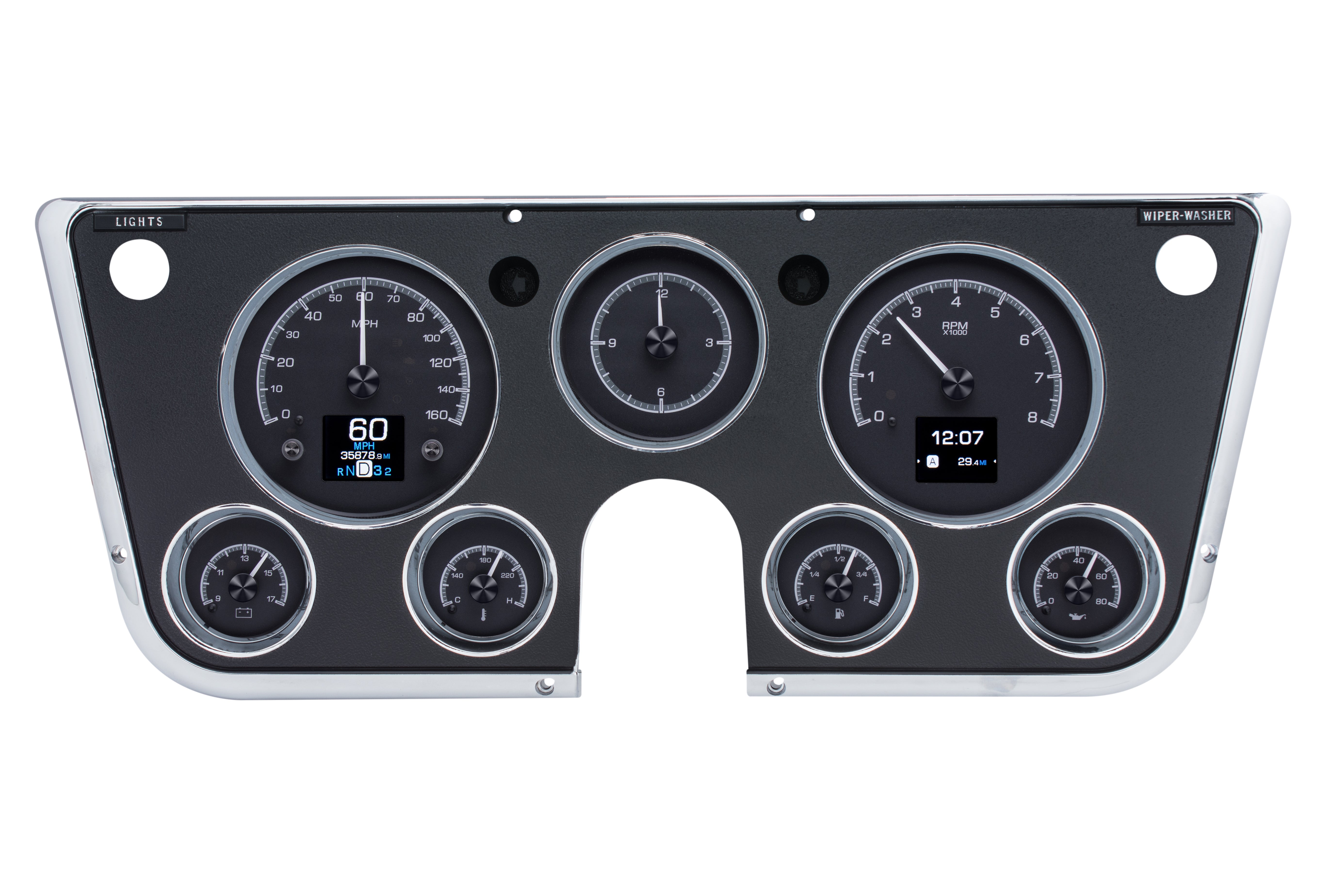 Dakota Digital HDX-67C-PU — 1967–1972 Chevy/GMC C10 Truck HDX Instrument System