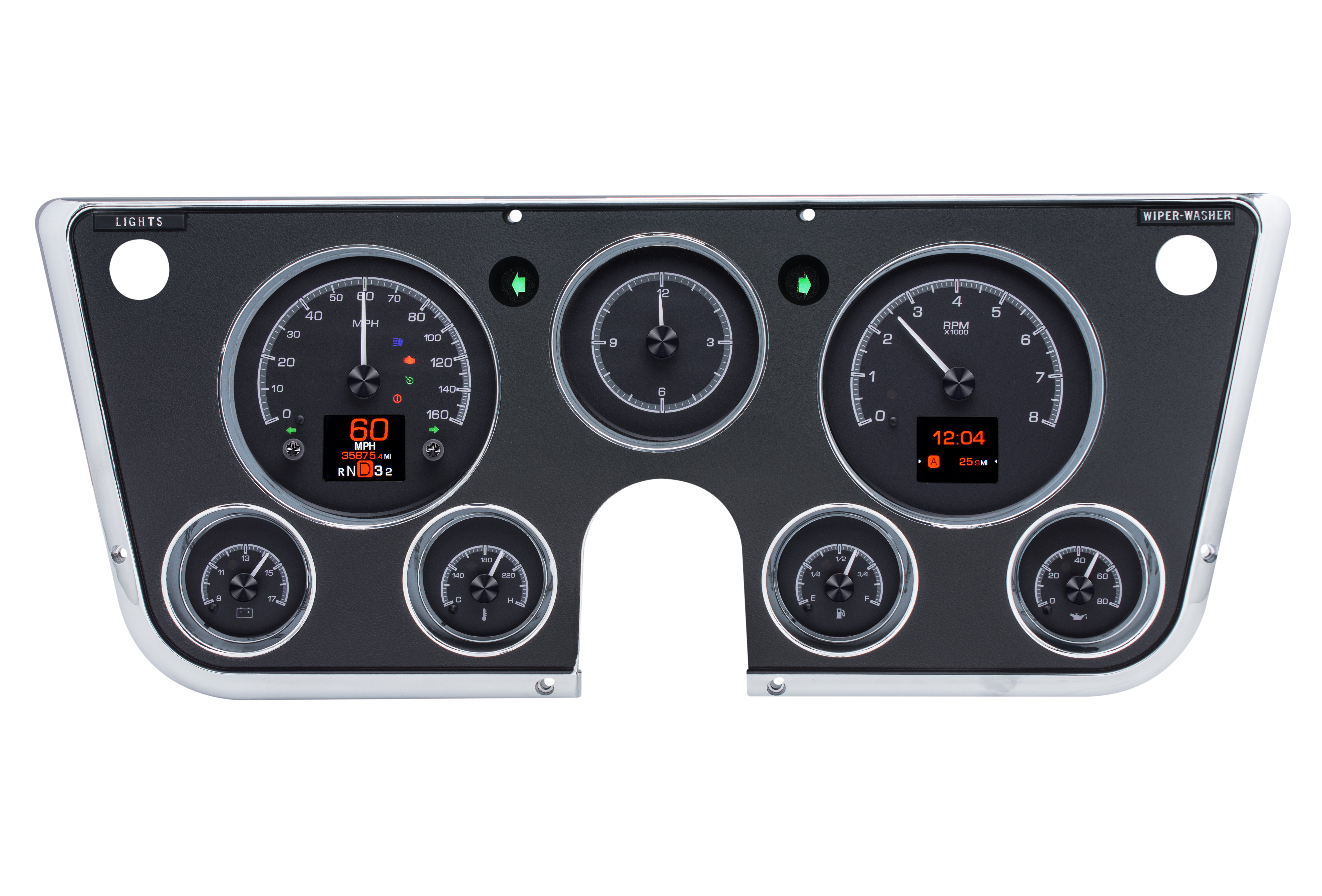 Dakota Digital HDX-67C-PU — 1967–1972 Chevy/GMC C10 Truck HDX Instrument System