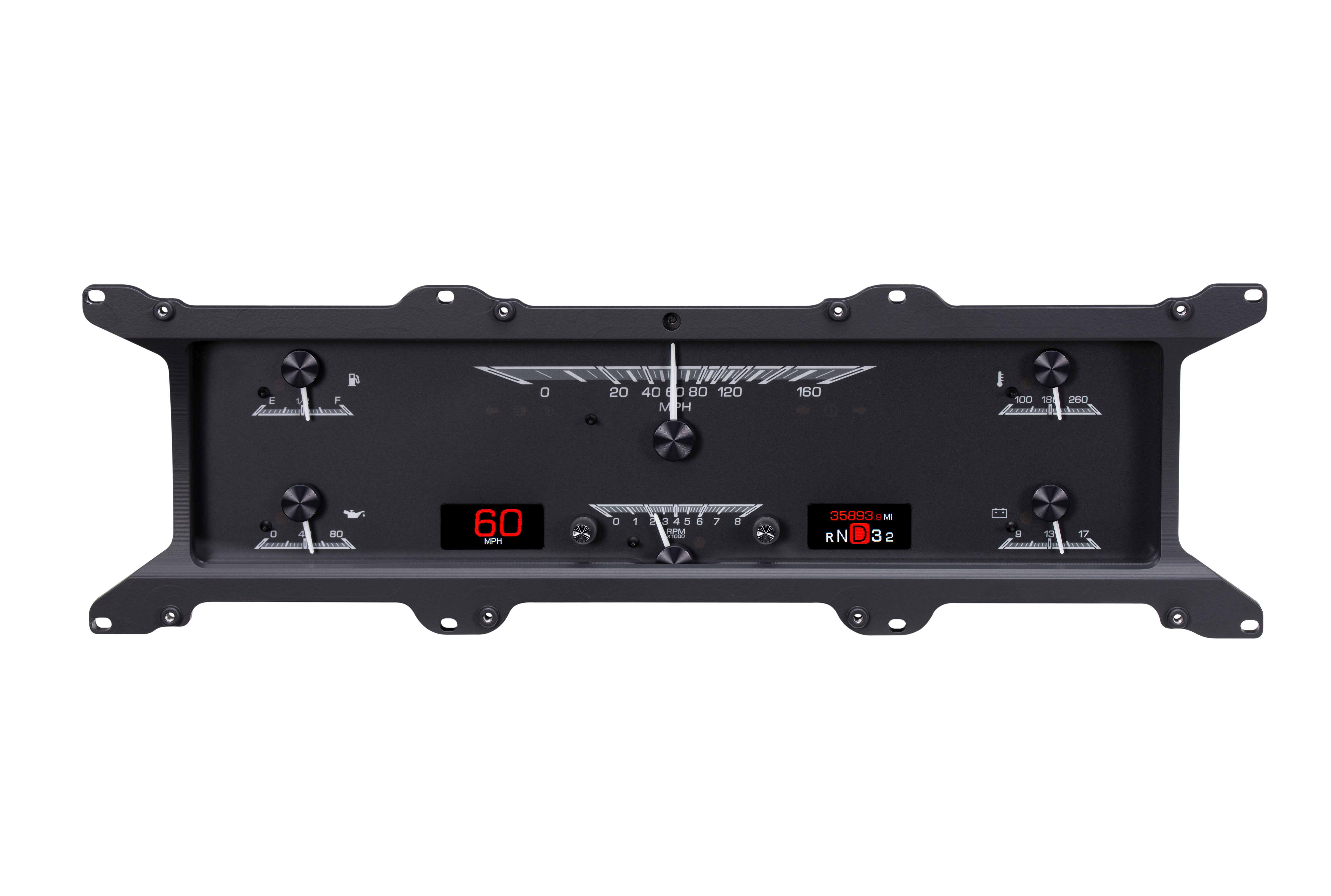Dakota Digital HDX-67F-PU — 1967–72 Ford F-100 / F-Series HDX Gauge