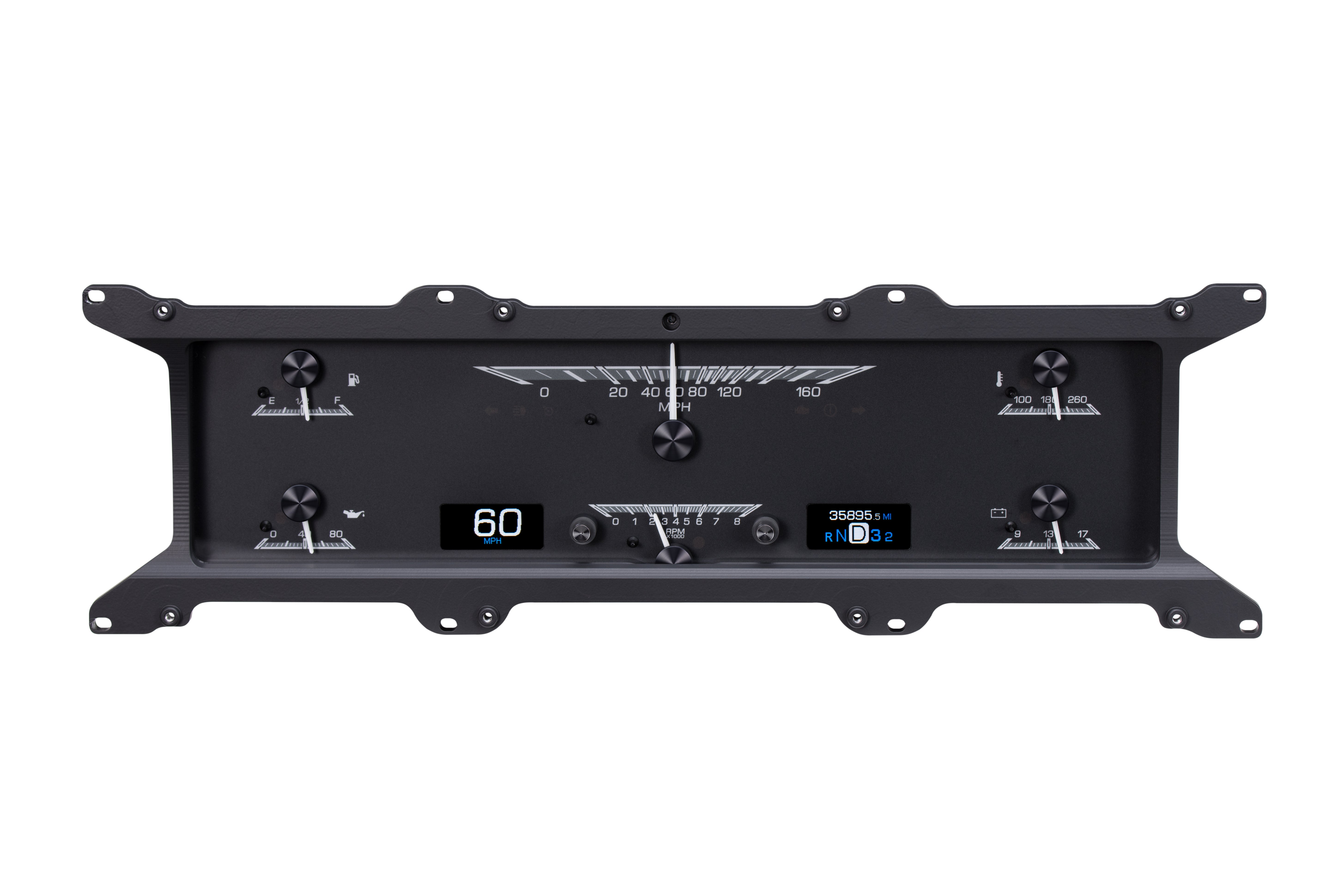 Dakota Digital HDX-67F-PU — 1967–72 Ford F-100 / F-Series HDX Gauge