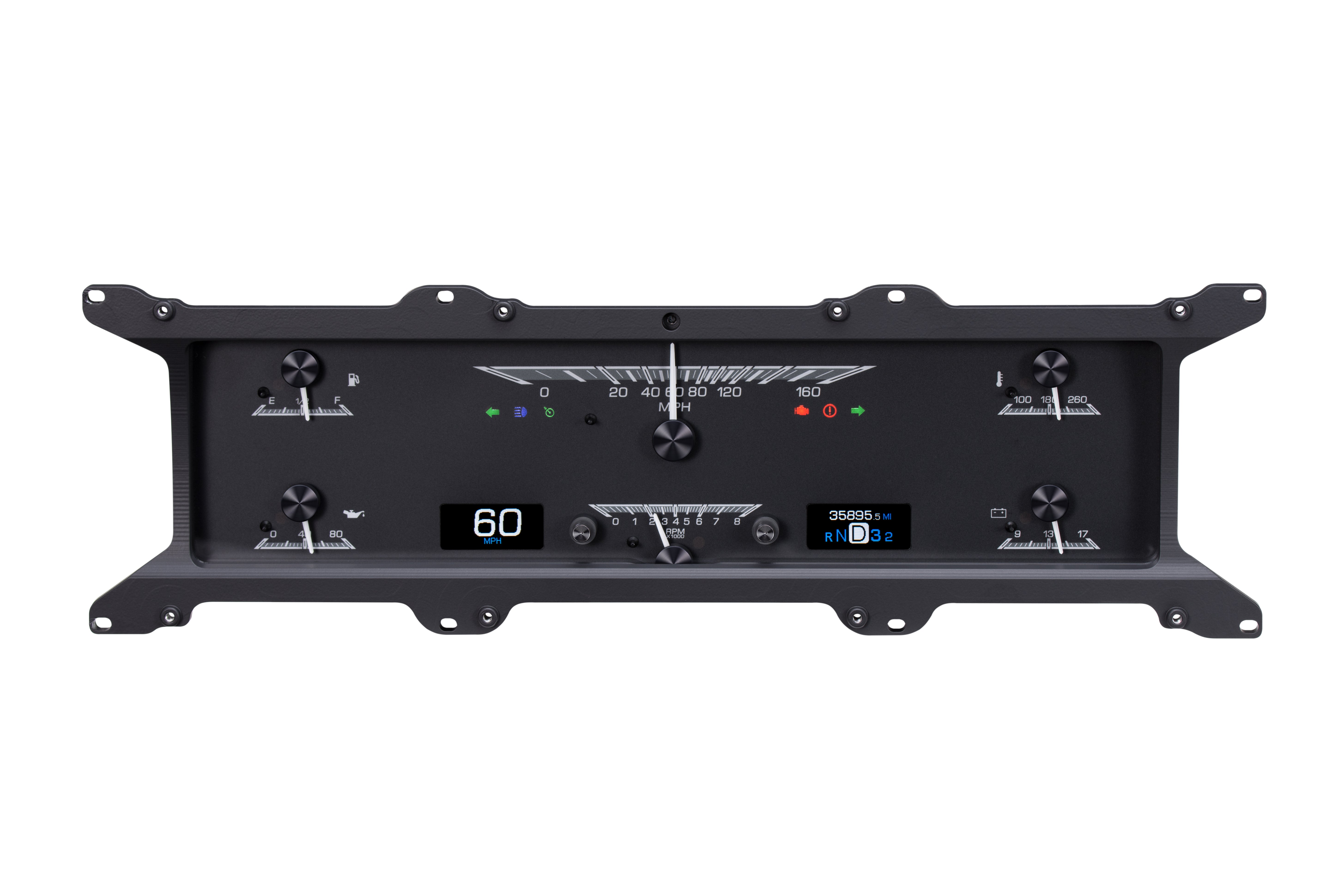 Dakota Digital HDX-67F-PU — 1967–72 Ford F-100 / F-Series HDX Gauge