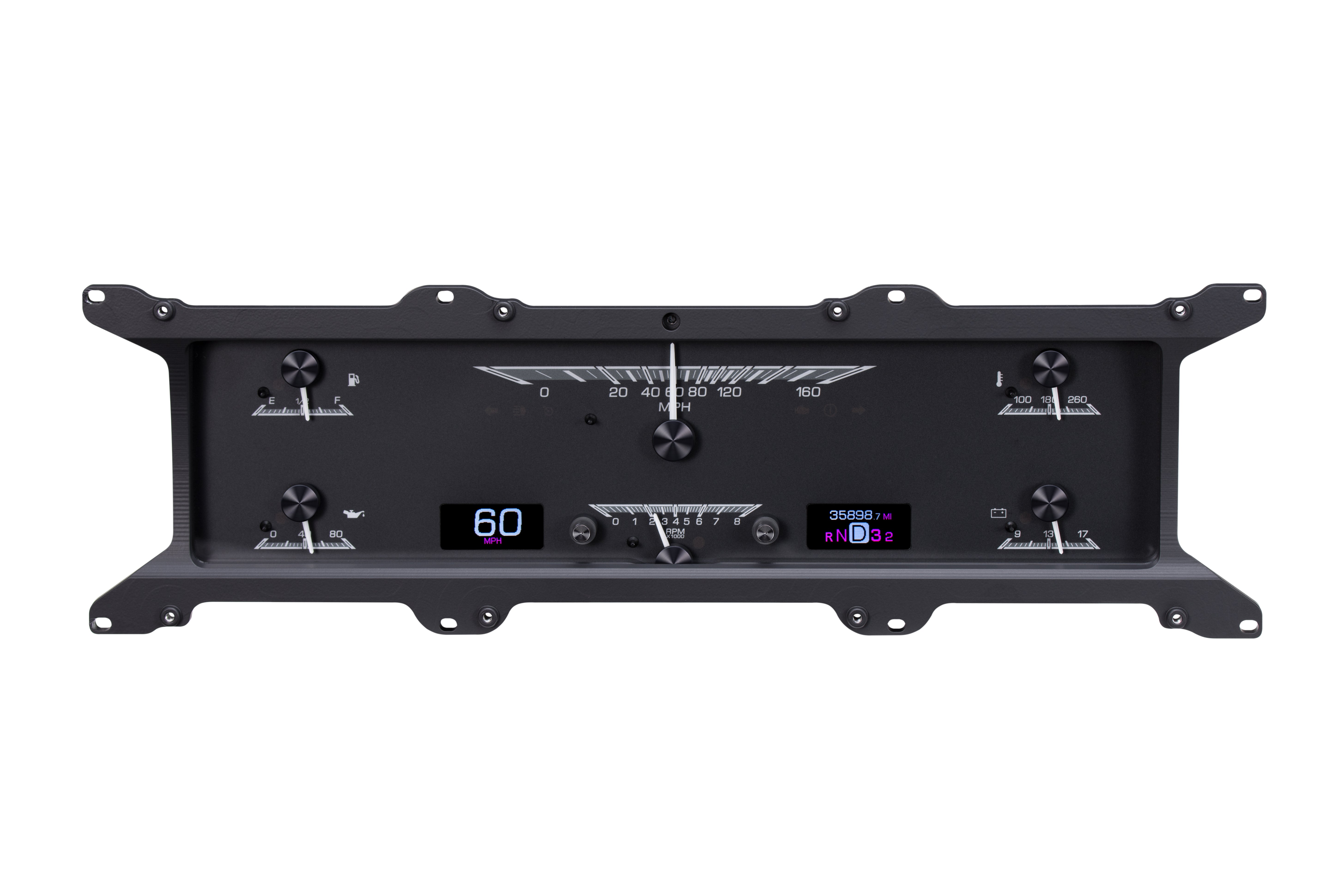 Dakota Digital HDX-67F-PU — 1967–72 Ford F-100 / F-Series HDX Gauge