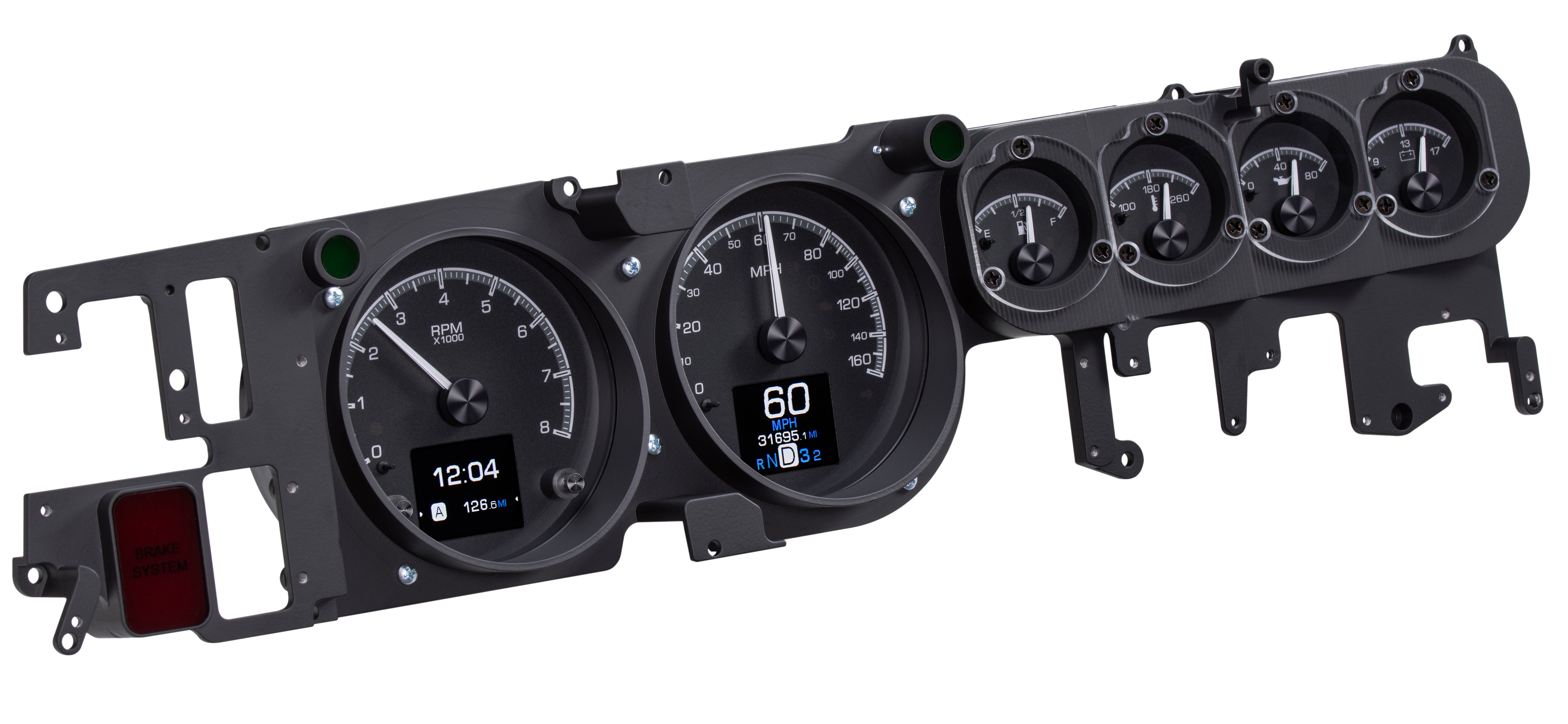 Dakota Digital HDX-68D-CHG — 1968–70 Dodge Charger HDX Gauge