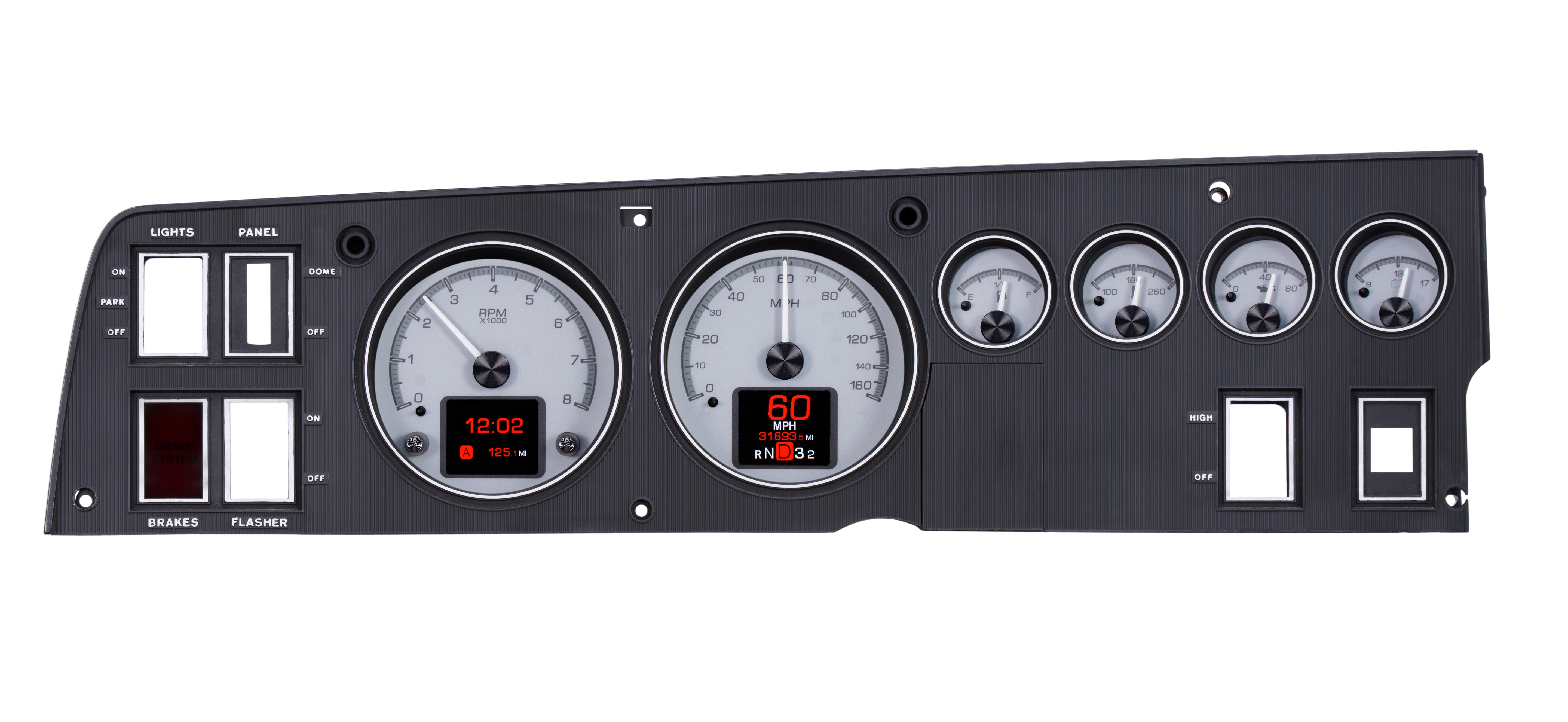 Dakota Digital HDX-68D-CHG — 1968–70 Dodge Charger HDX Gauge