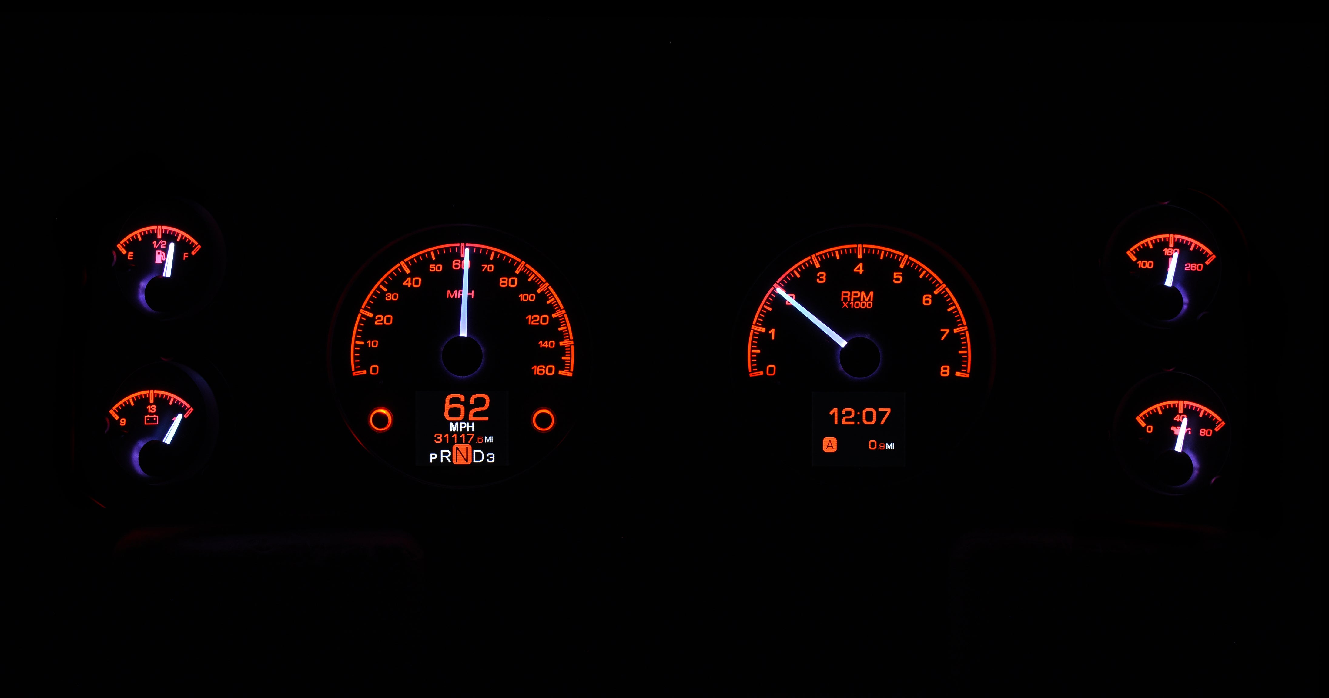 Dakota Digital HDX-70C-CAM — 1970–1981 Chevy Camaro HDX Instrument System