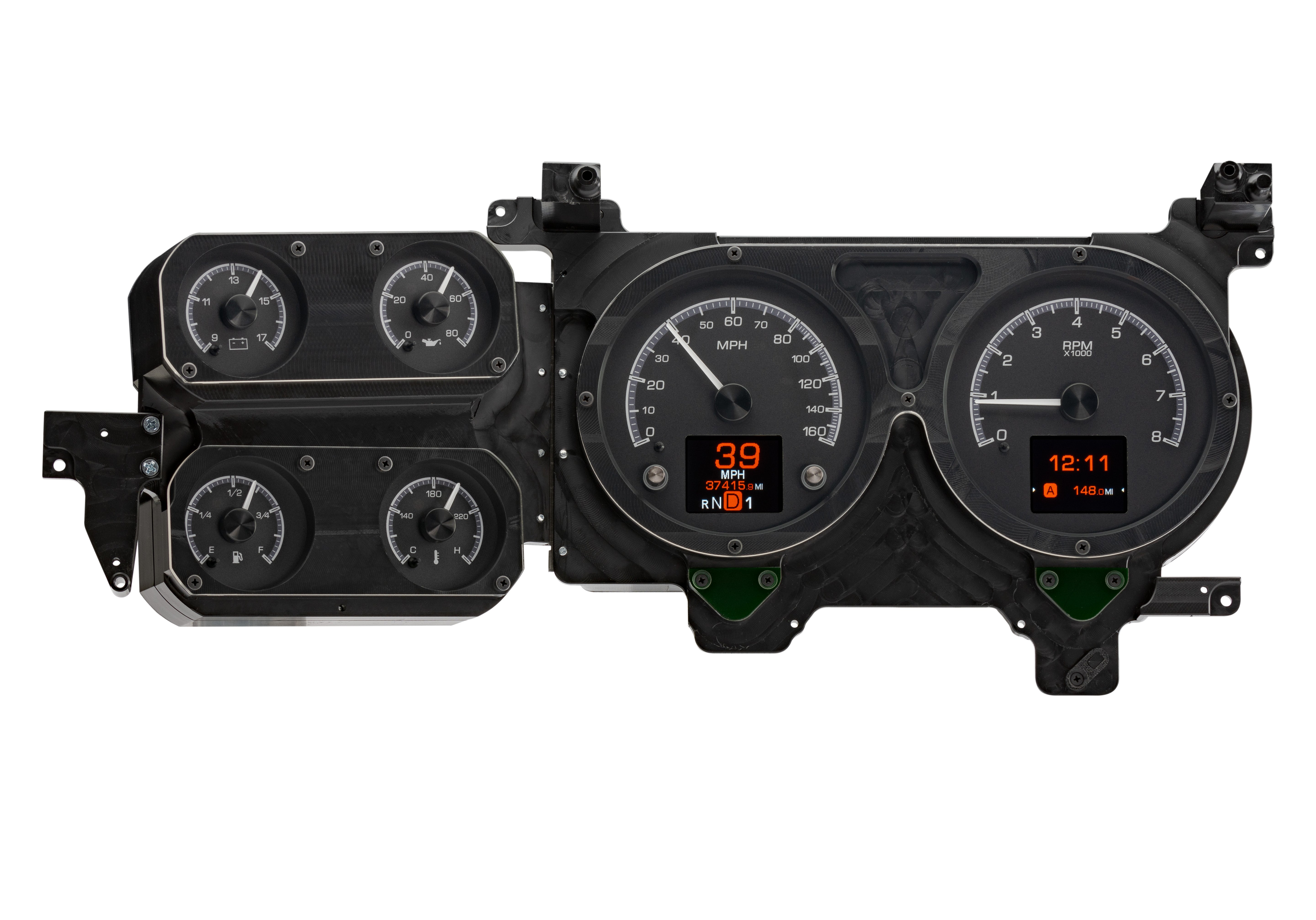Dakota Digital HDX-73C-PU — 1973–1987 Chevy/GMC C10 Truck HDX Instrument System