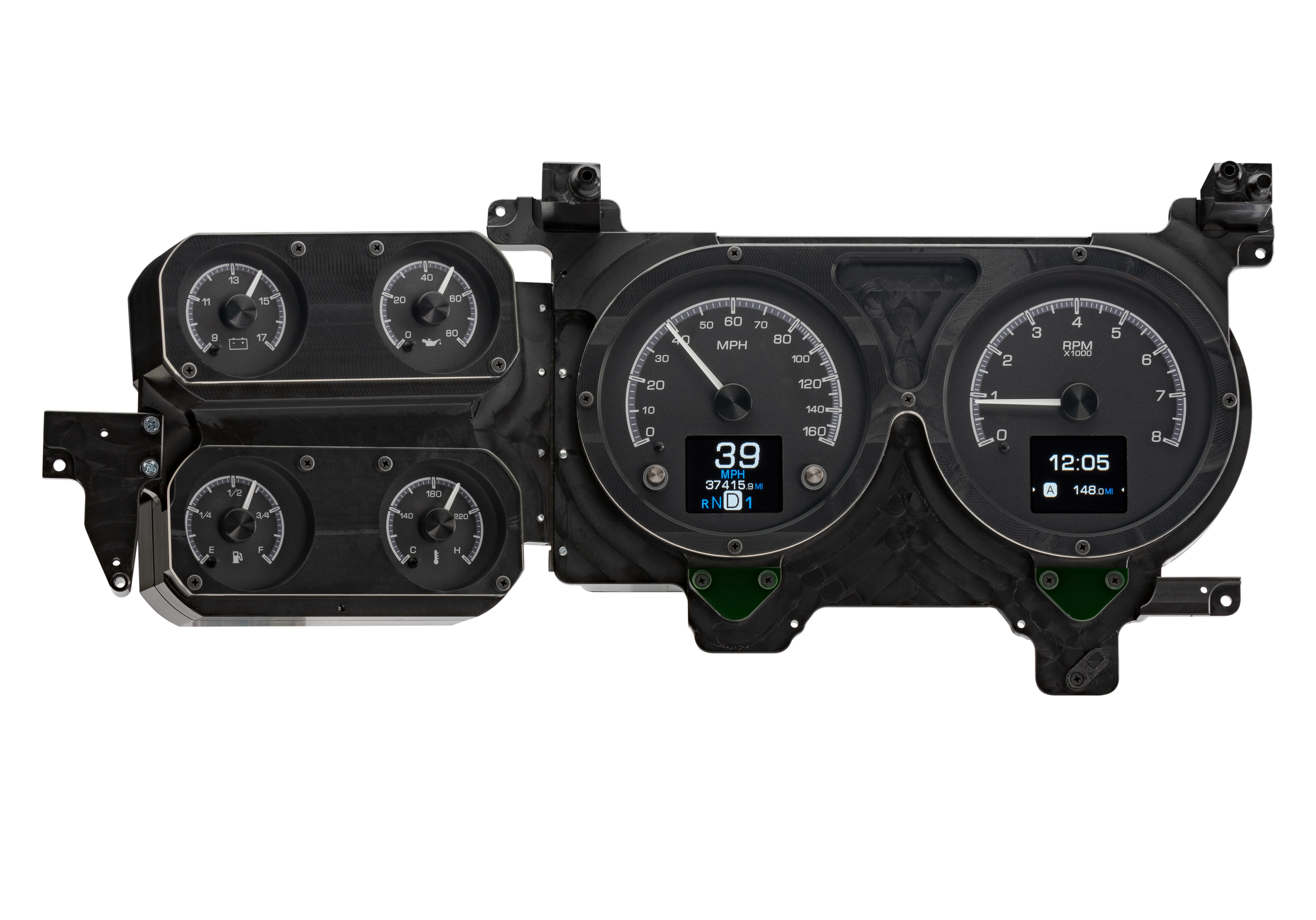 Dakota Digital HDX-73C-PU — 1973–1987 Chevy/GMC C10 Truck HDX Instrument System