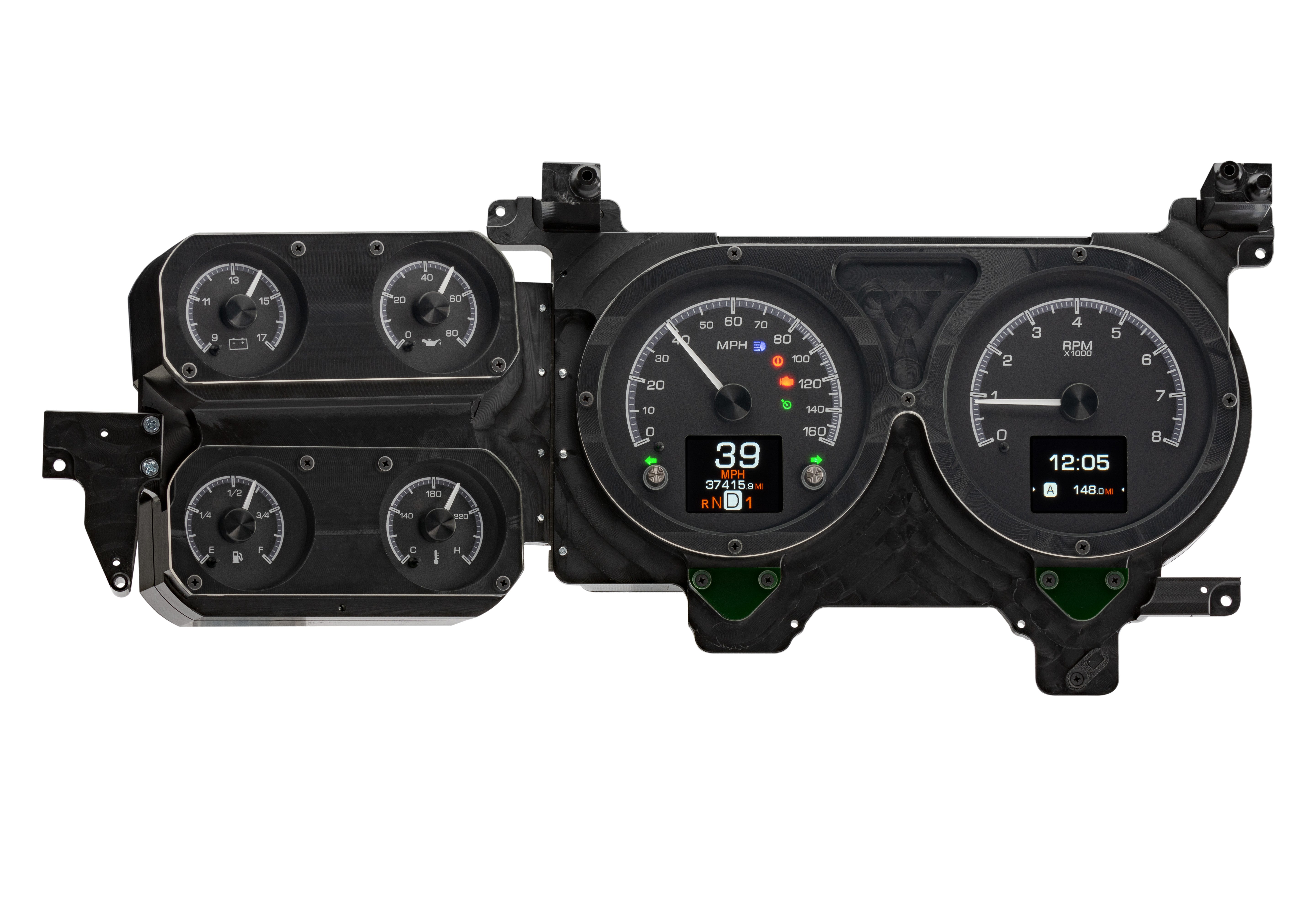 Dakota Digital HDX-73C-PU — 1973–1987 Chevy/GMC C10 Truck HDX Instrument System