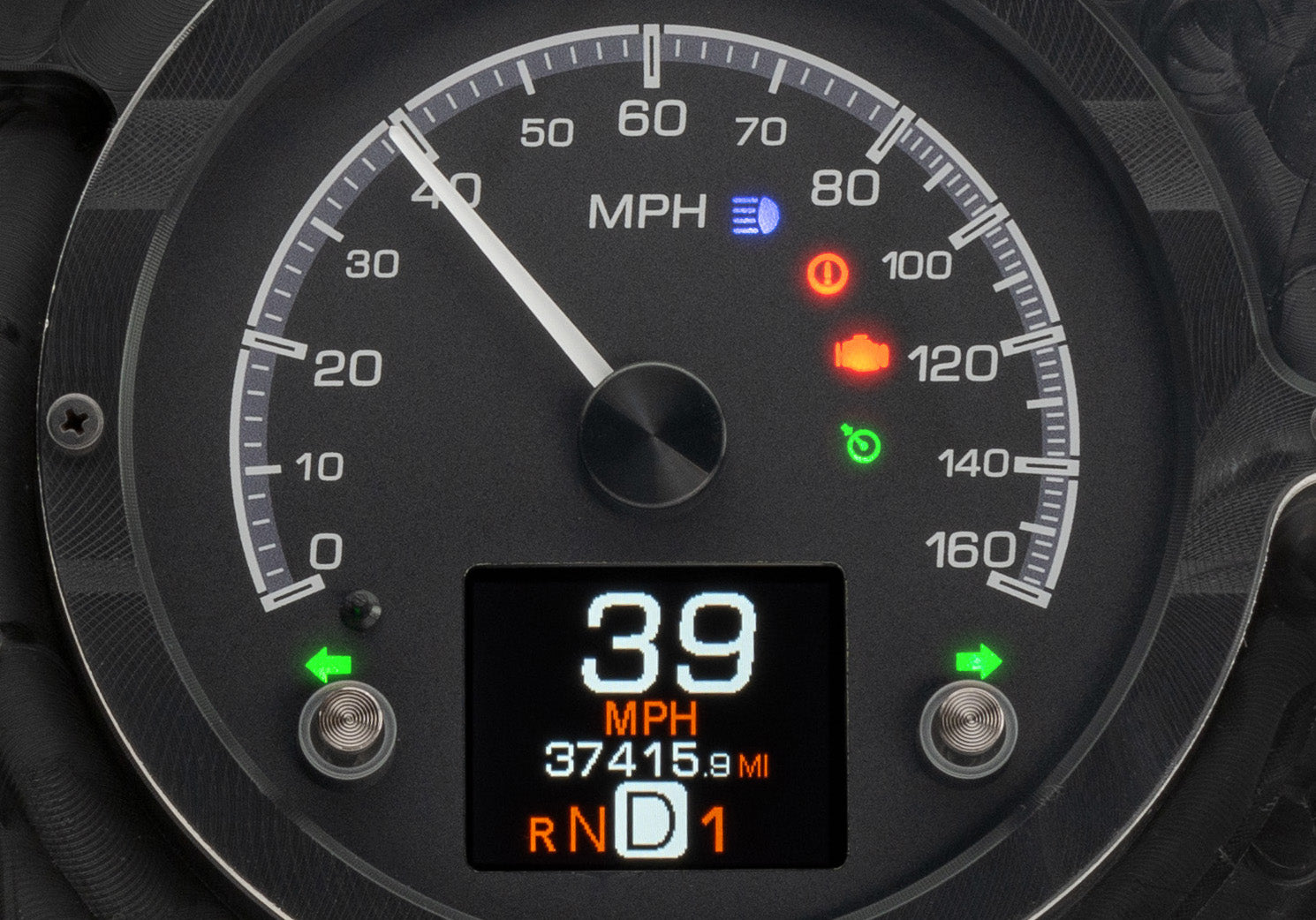 Dakota Digital HDX-73C-PU — 1973–1987 Chevy/GMC C10 Truck HDX Instrument System