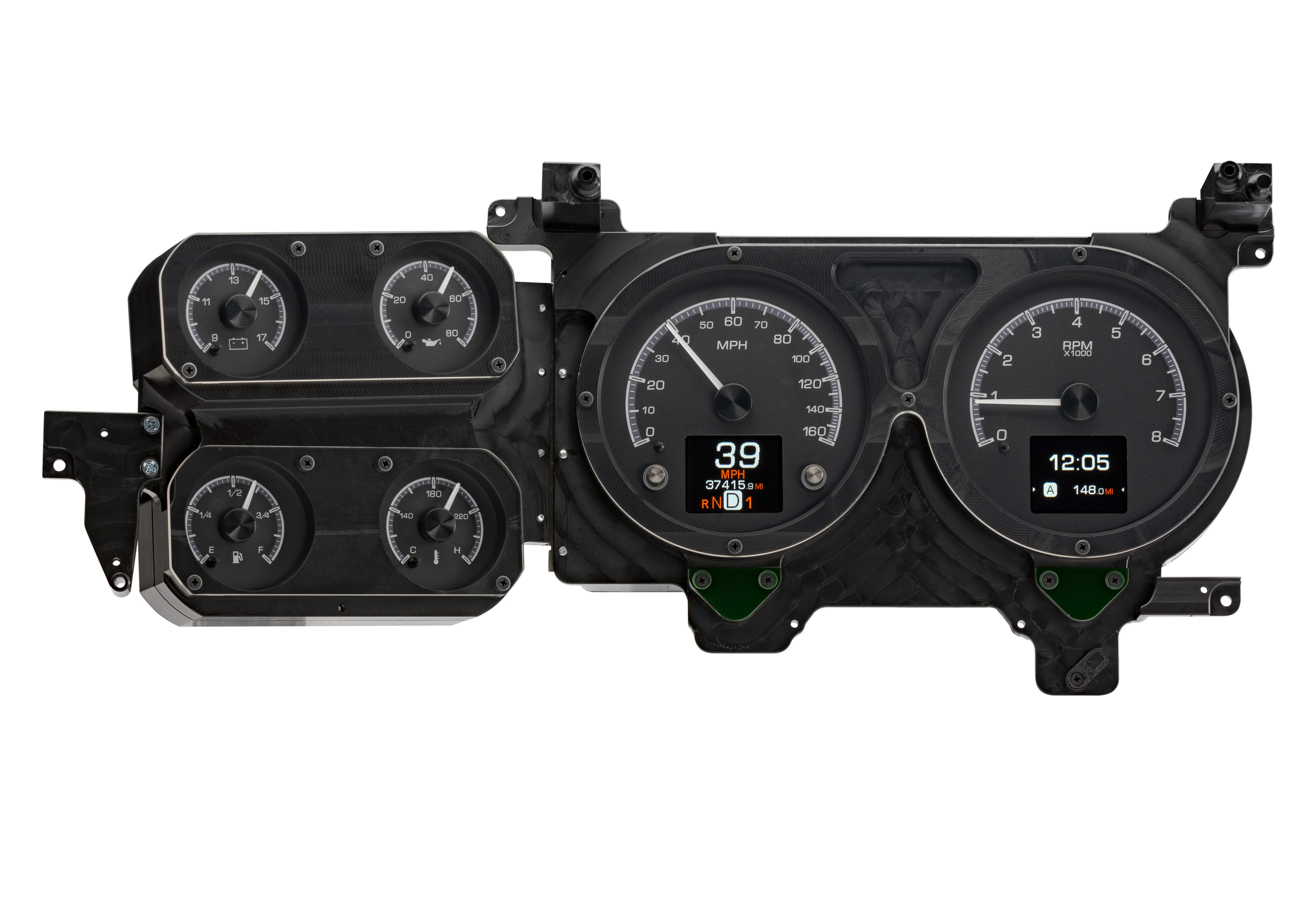 Dakota Digital HDX-73C-PU — 1973–1987 Chevy/GMC C10 Truck HDX Instrument System