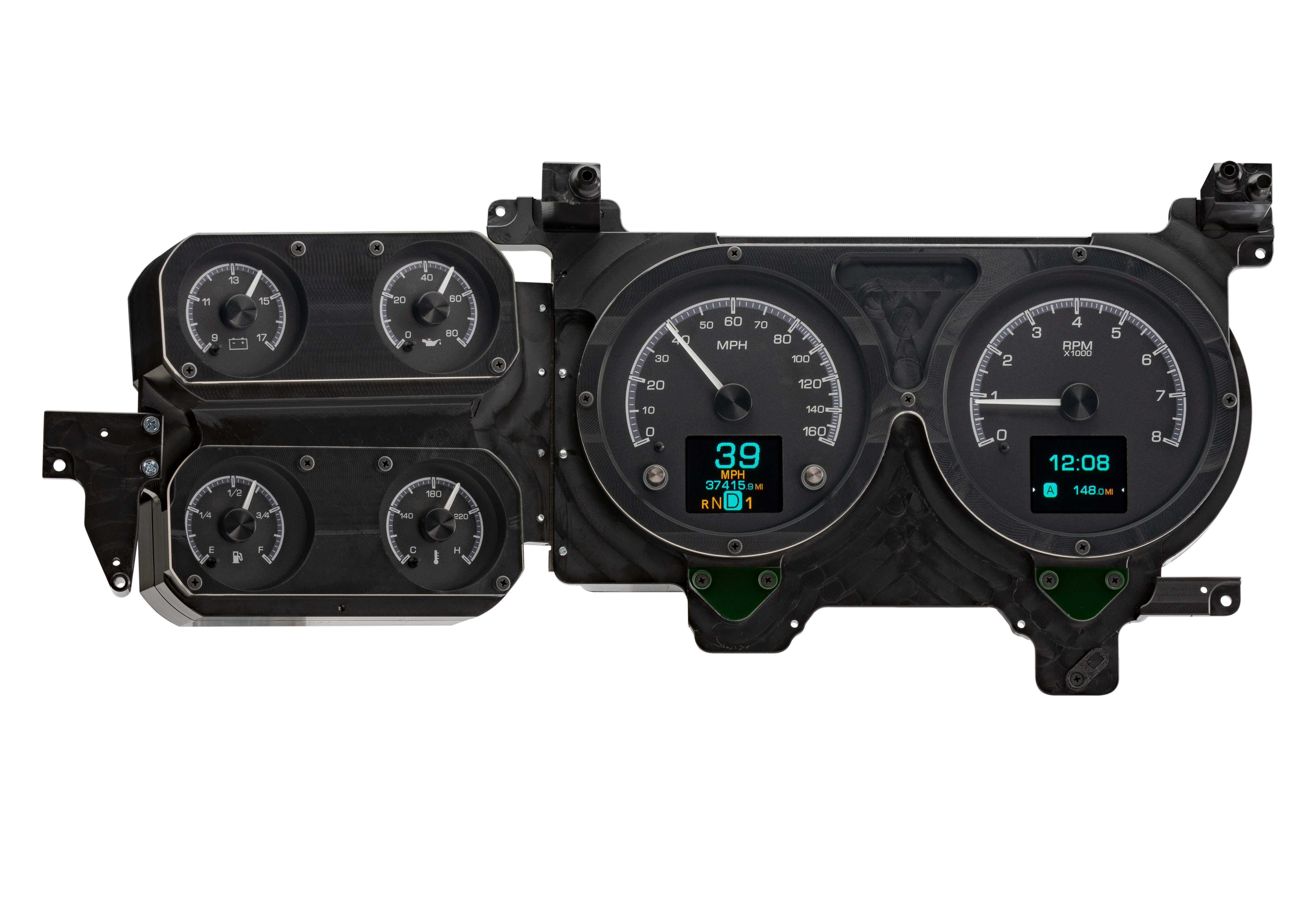 Dakota Digital HDX-73C-PU — 1973–1987 Chevy/GMC C10 Truck HDX Instrument System