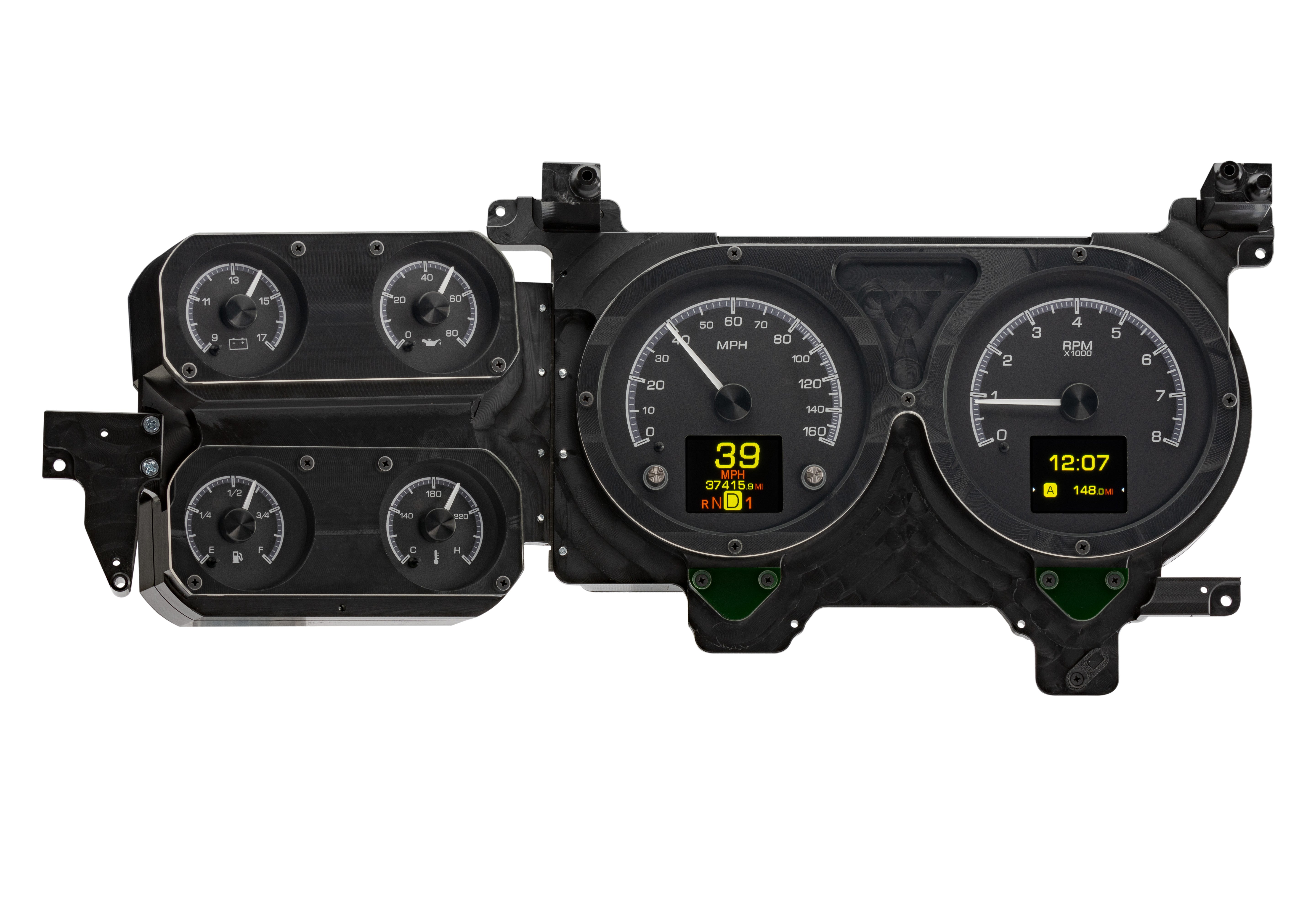 Dakota Digital HDX-73C-PU — 1973–1987 Chevy/GMC C10 Truck HDX Instrument System