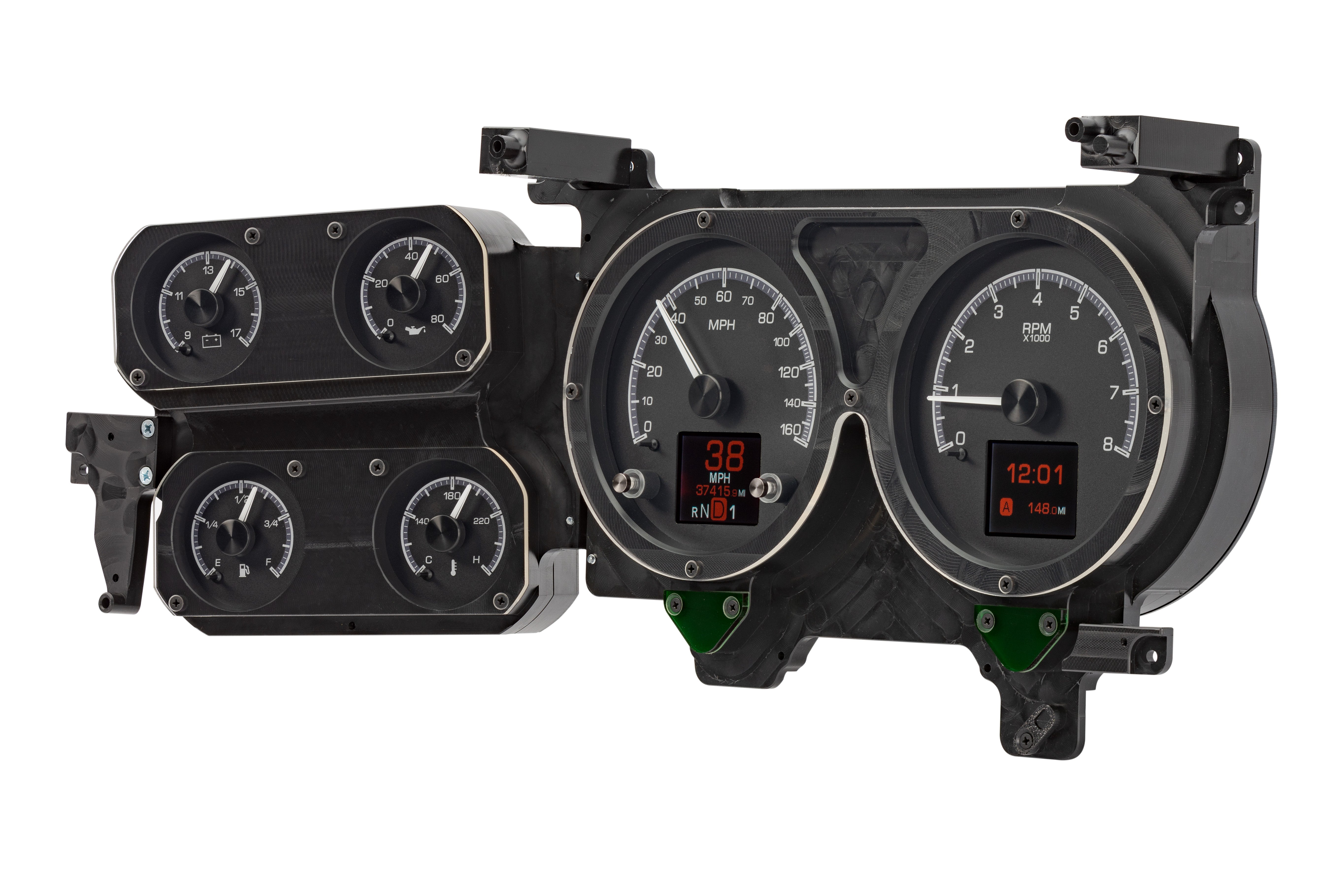 Dakota Digital HDX-73C-PU — 1973–1987 Chevy/GMC C10 Truck HDX Instrument System