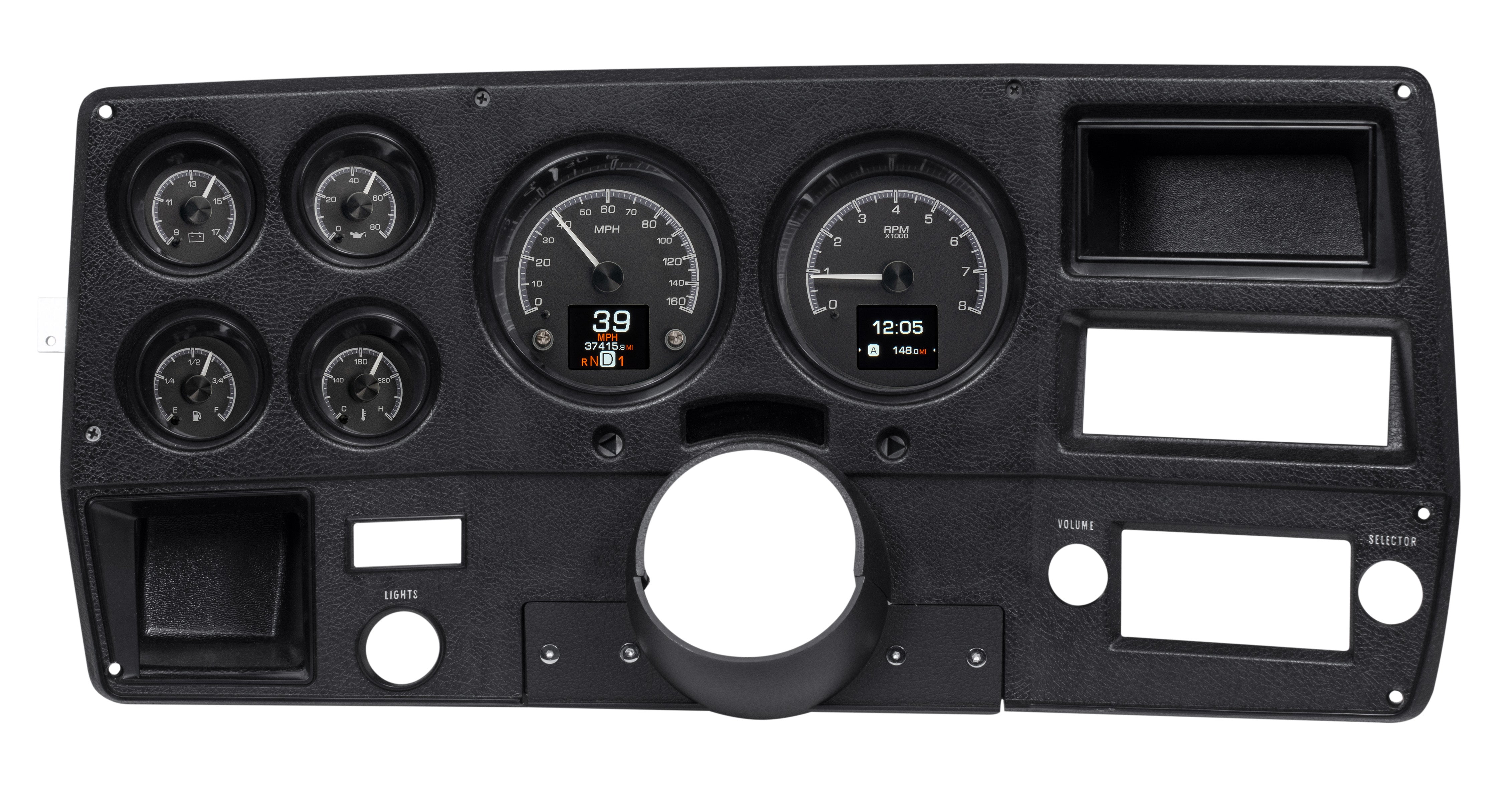 Dakota Digital HDX-73C-PU — 1973–1987 Chevy/GMC C10 Truck HDX Instrument System