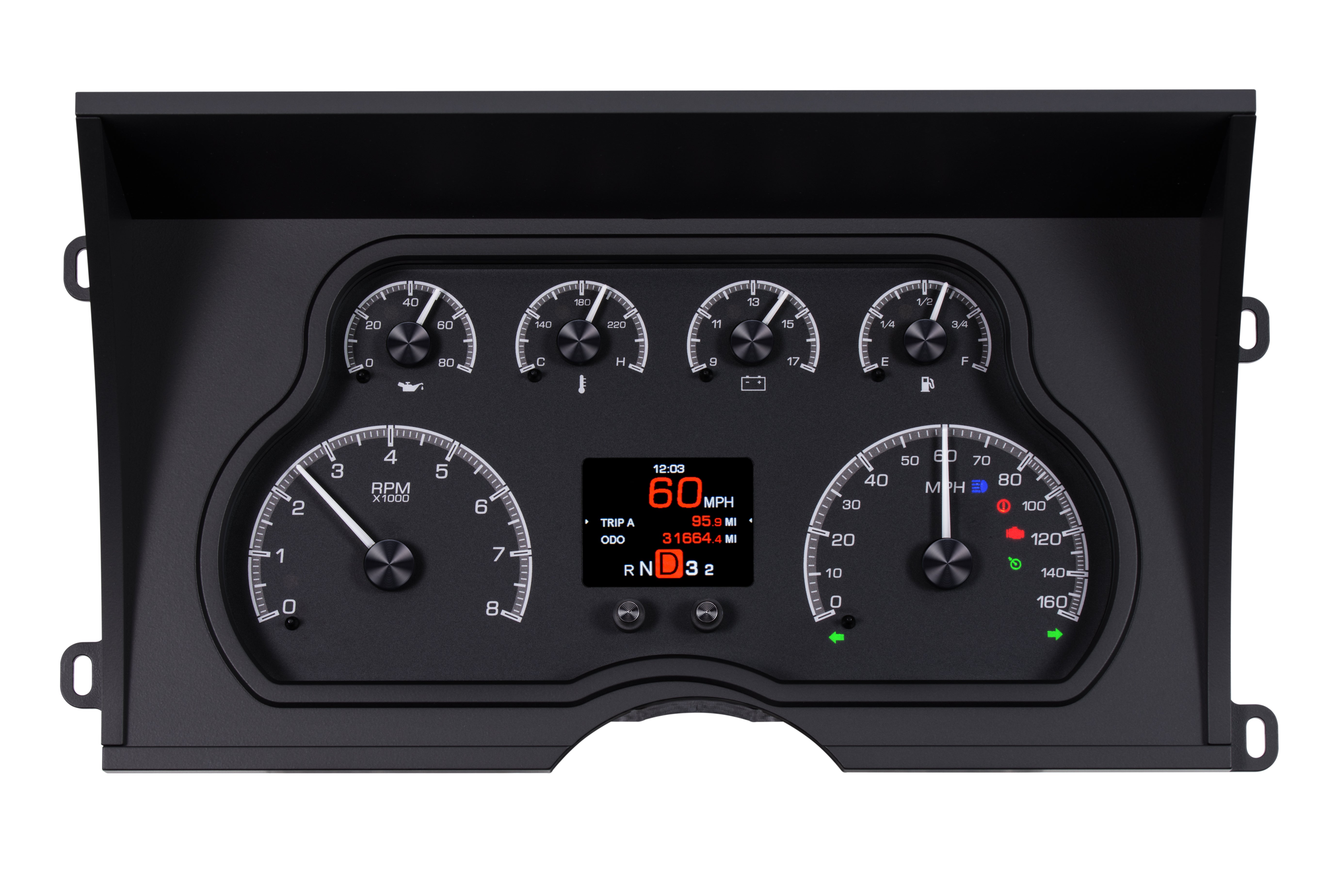 Dakota Digital HDX-88C-PU — 1988–1994 Chevy/GMC C/K Truck HDX Instrument System
