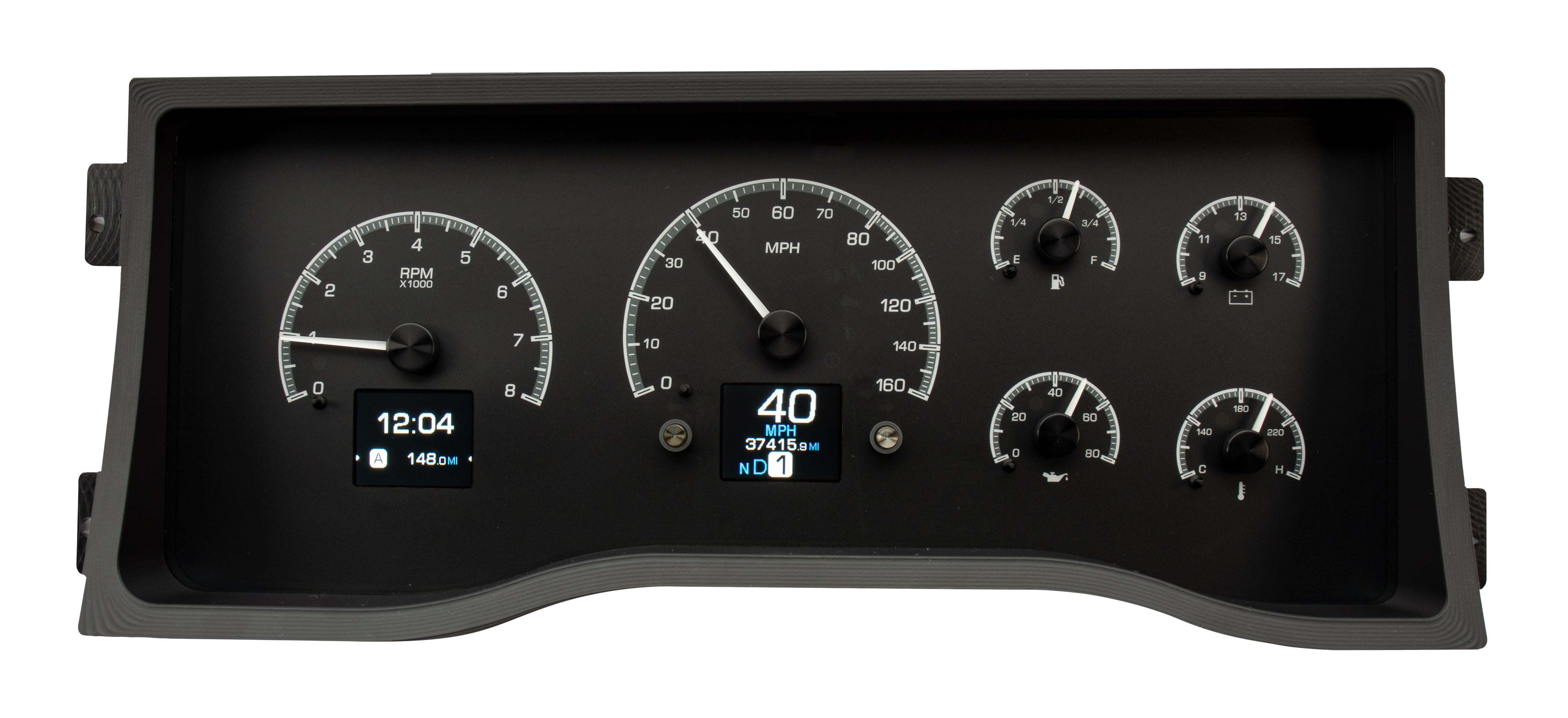Dakota Digital HDX-95C-PU — 1995–1998 GM Truck & 1995–2000 Chevy/GMC SUV/HD HDX Instrument System