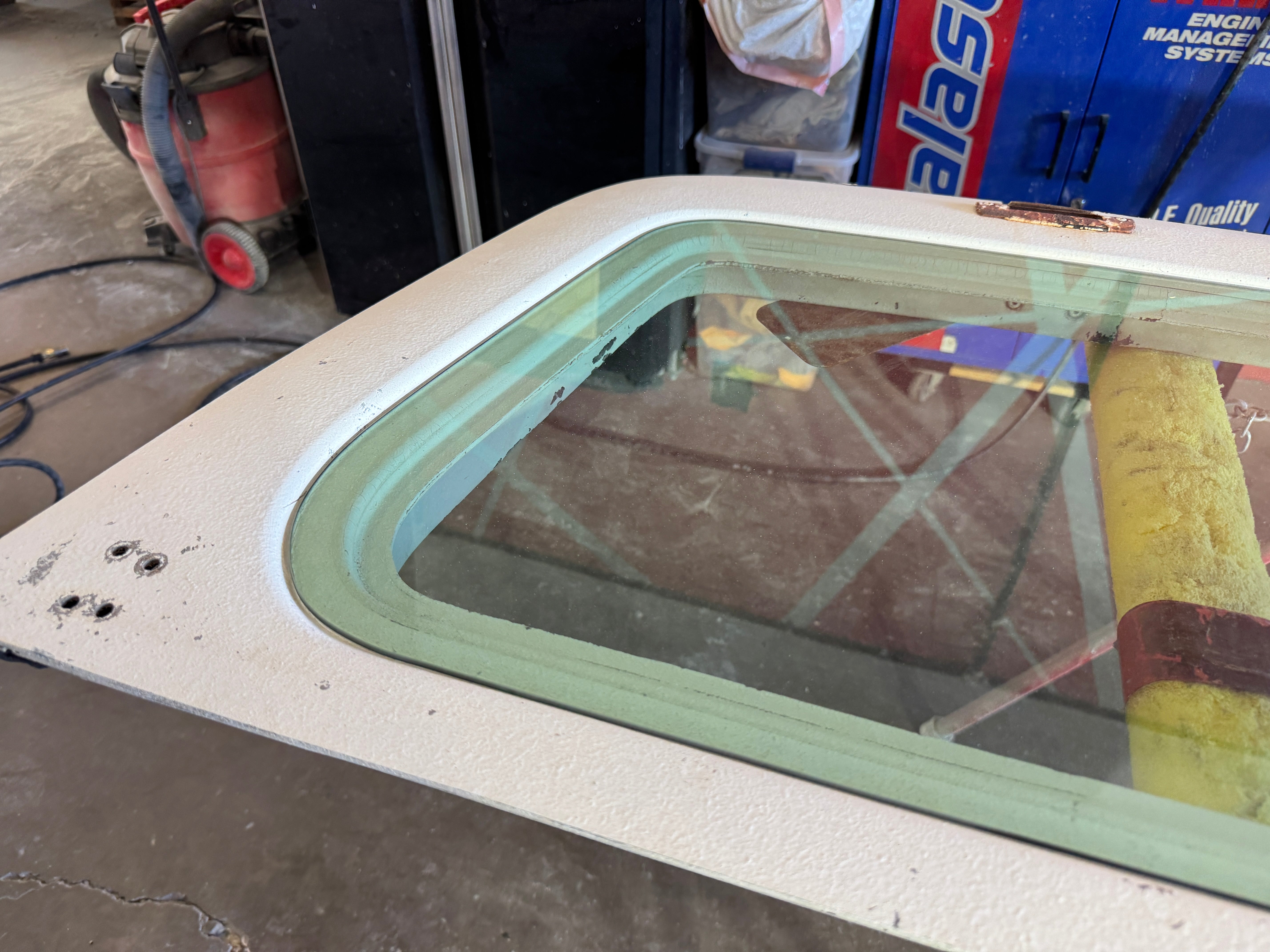 1969-72 C-10 Blazer DOT Flush Mount Rubber Less Glass. Made in America.