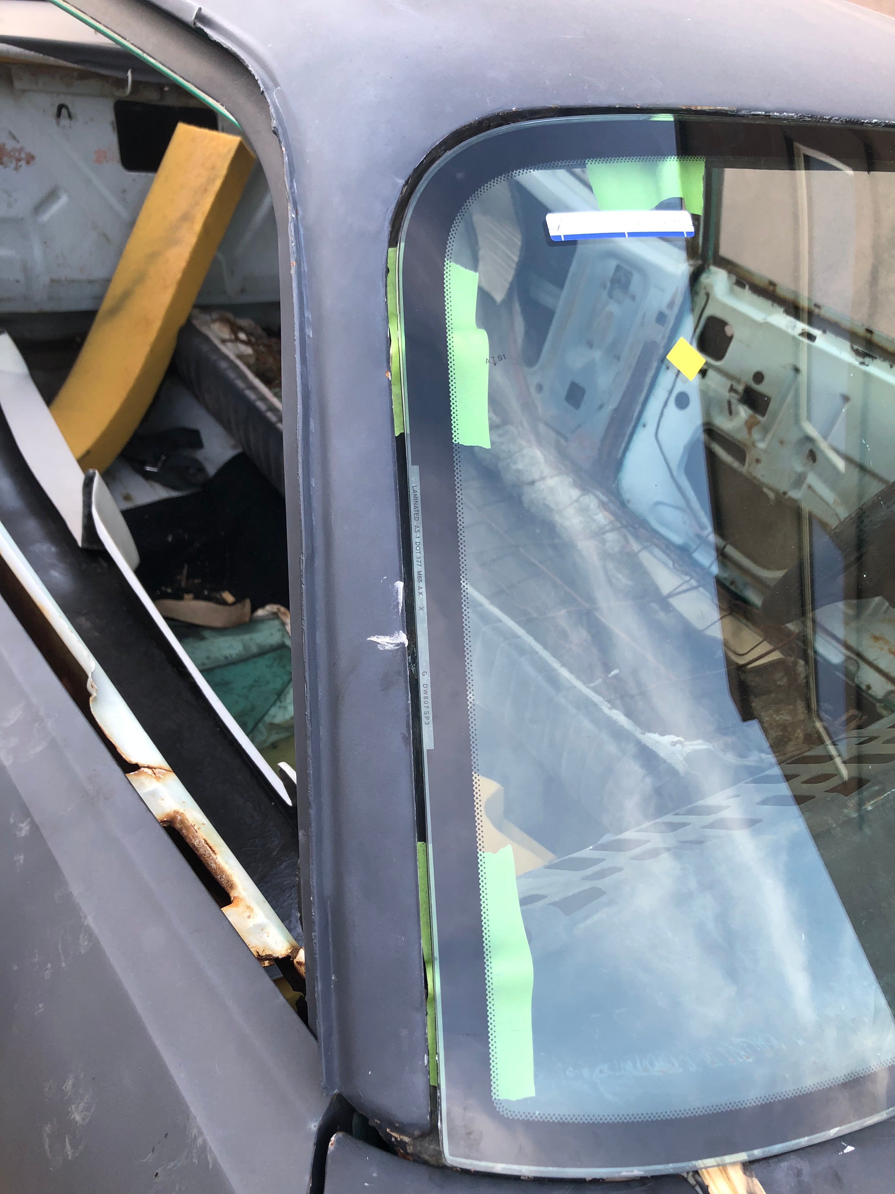 ’68–’72 Nova Flush-Mount Glass Kit — DOT, Trimless, American-Made