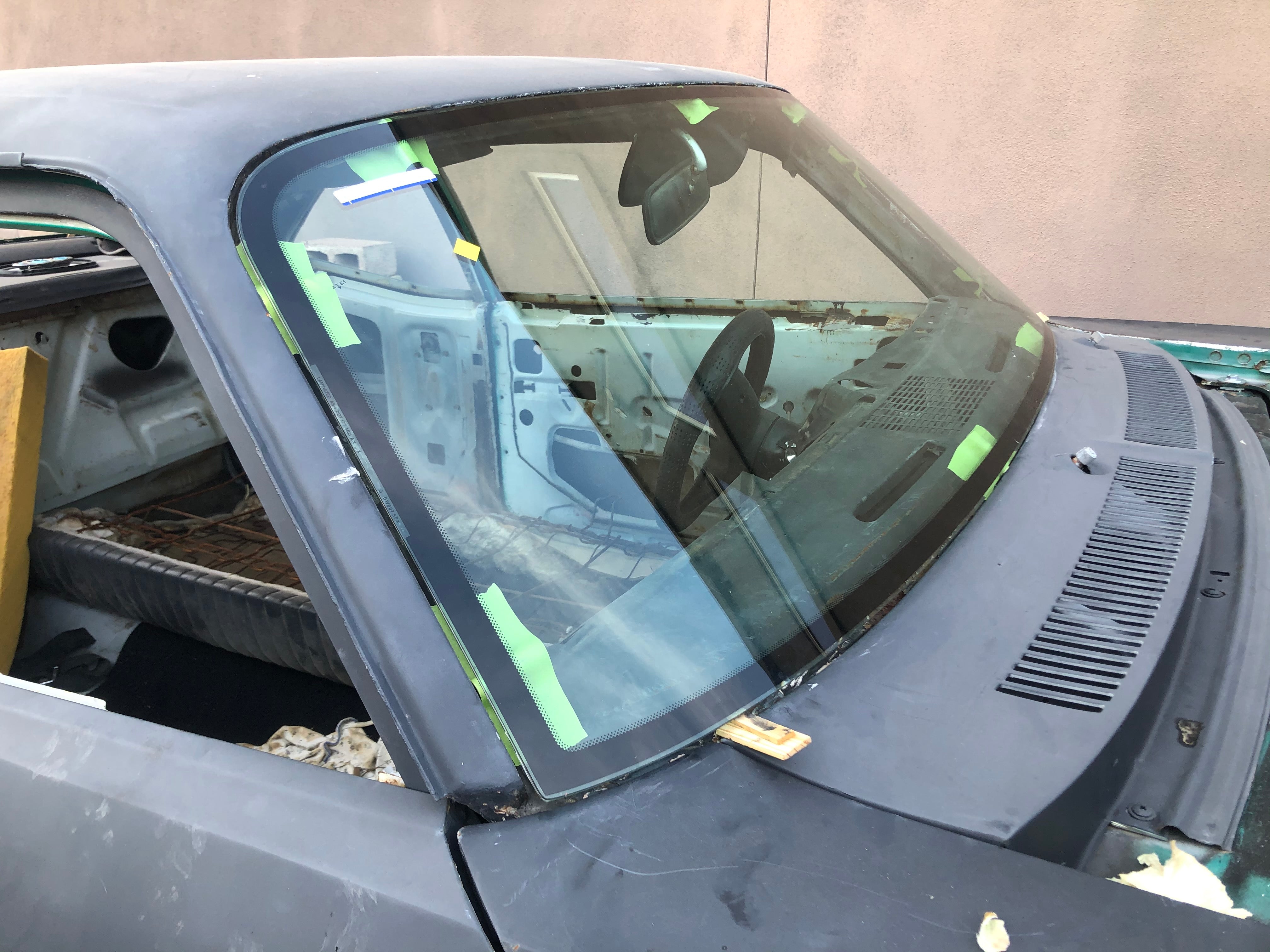 ’68–’72 Nova Flush-Mount Glass Kit — DOT, Trimless, American-Made