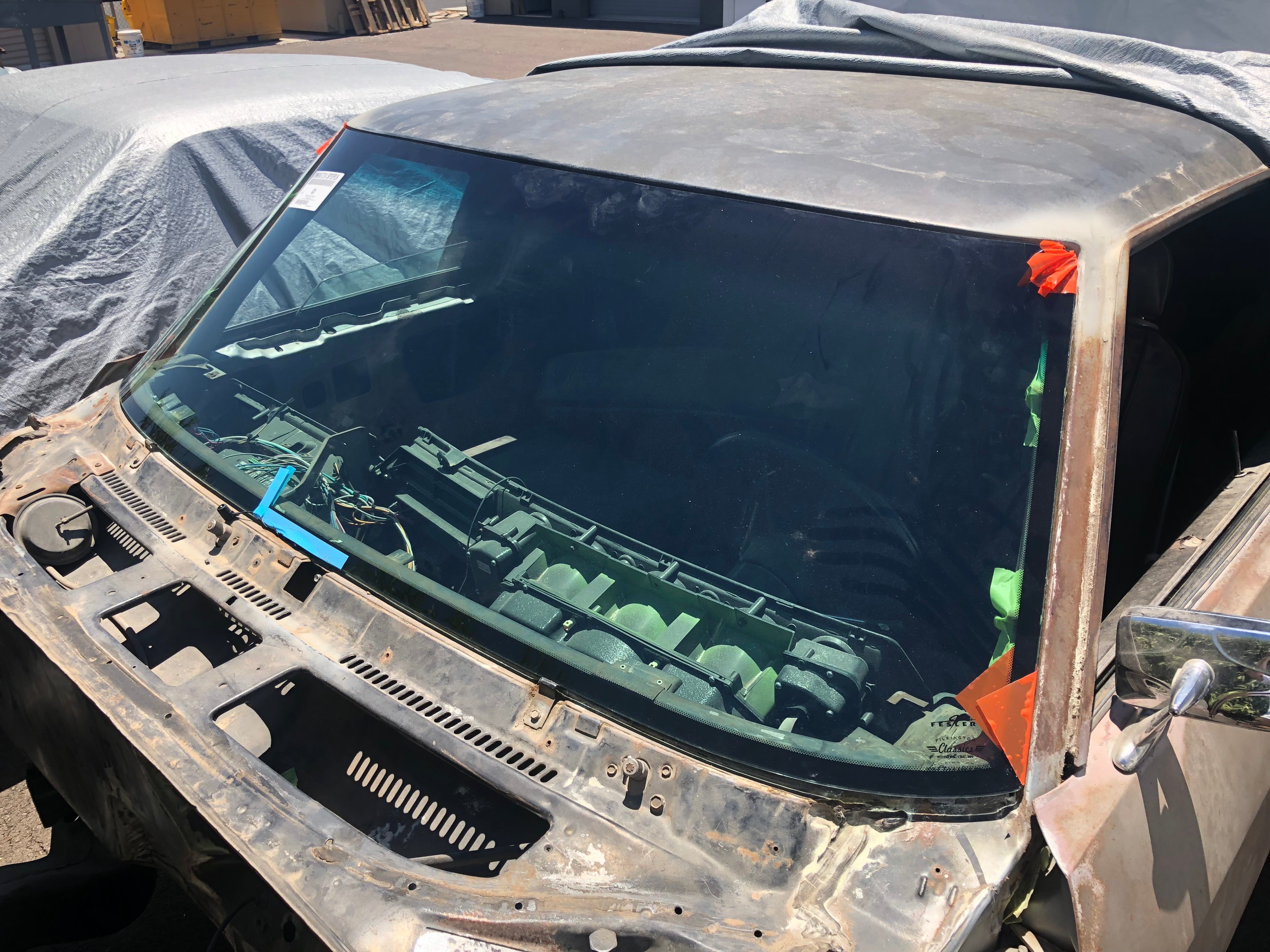 1968–1972 Chevelle Flush-Mount Glass Kit — DOT, Trimless, American-Made (Front & Rear)