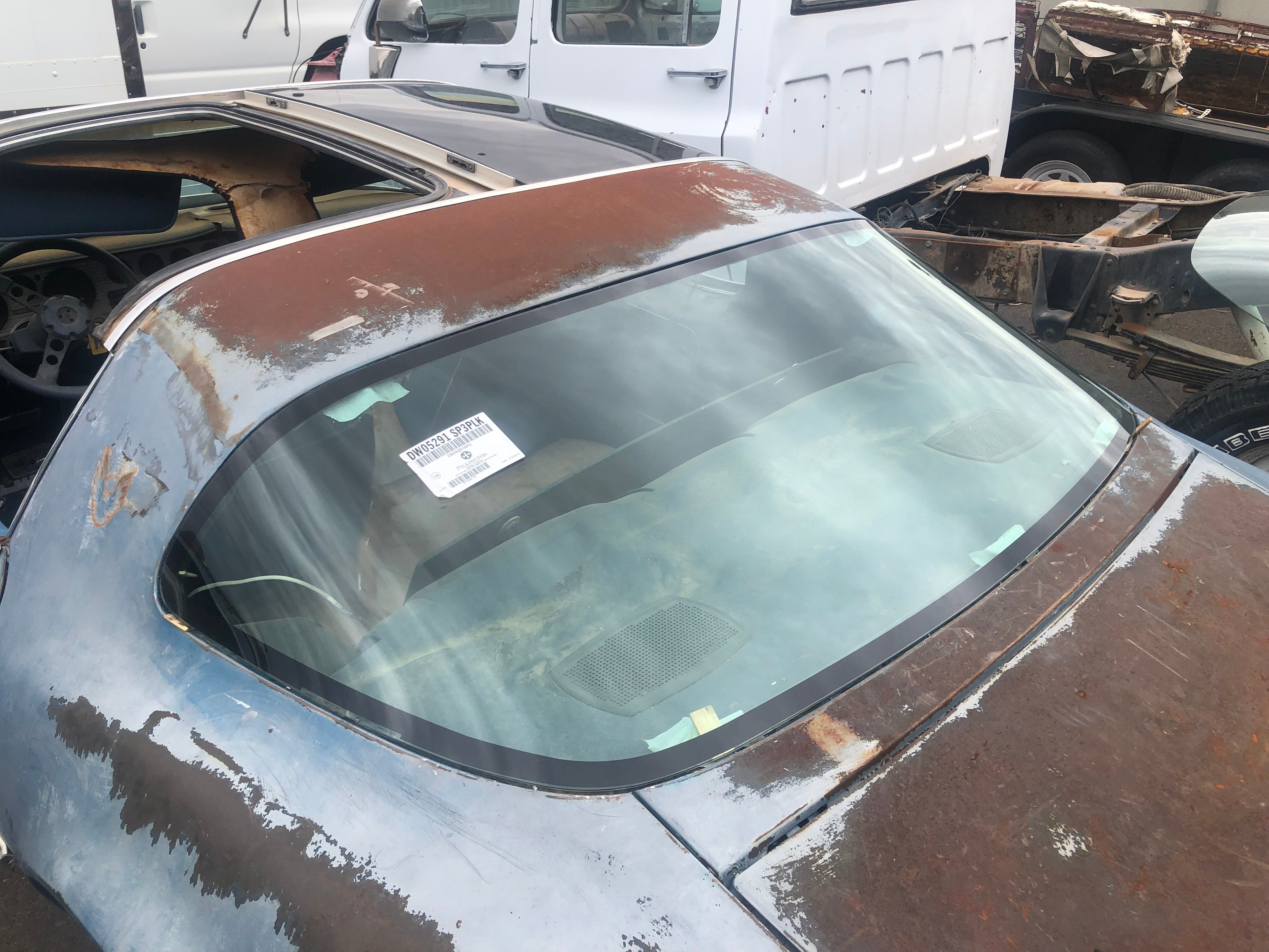 1975-81 2nd Gen Camaro DOT Flush Mount Trim Less Glass. Made in America.