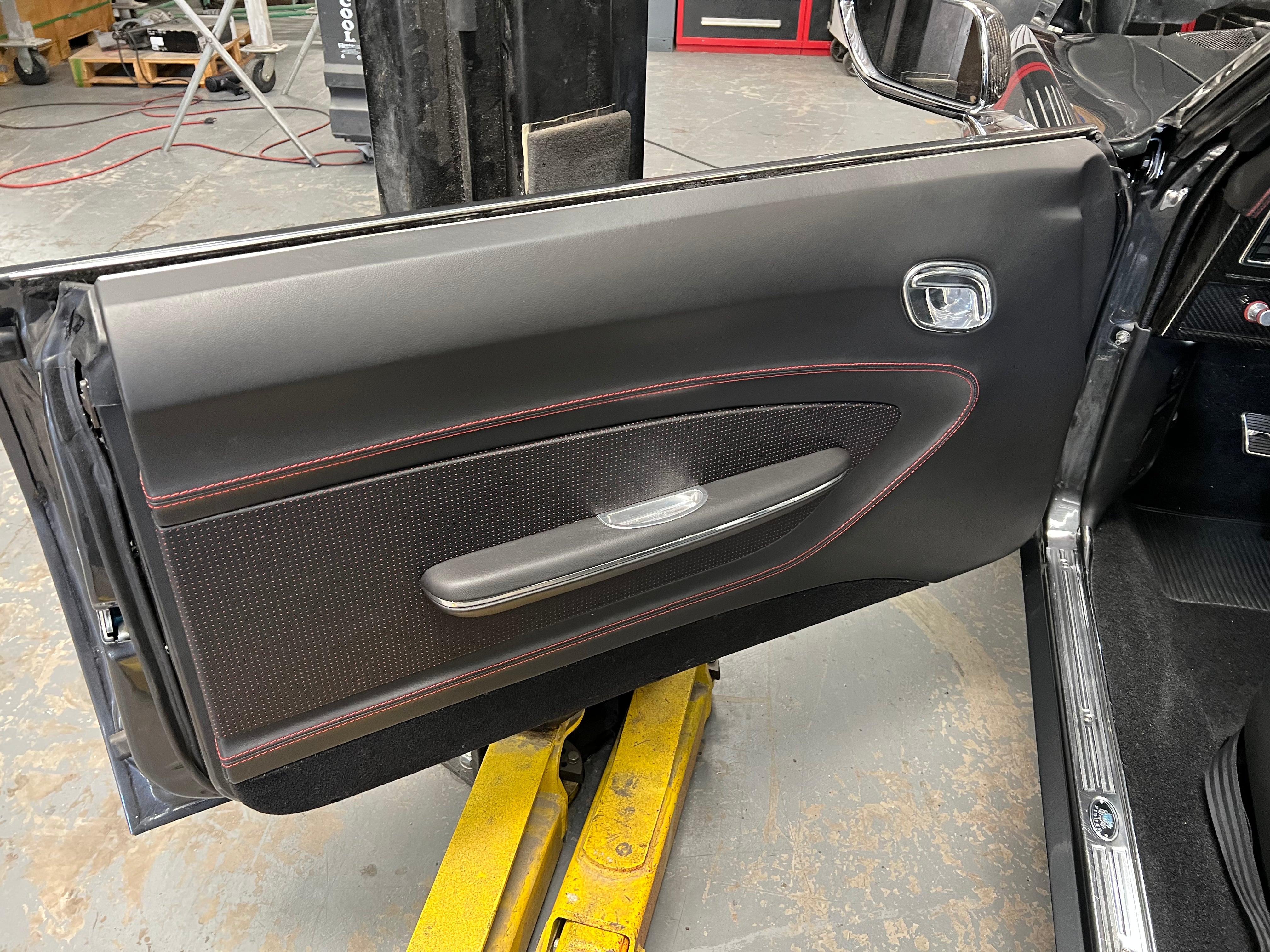 Fesler Billet Interior Door Handles — 6061-T6, Delrin® Bushings, Universal Cable Kit