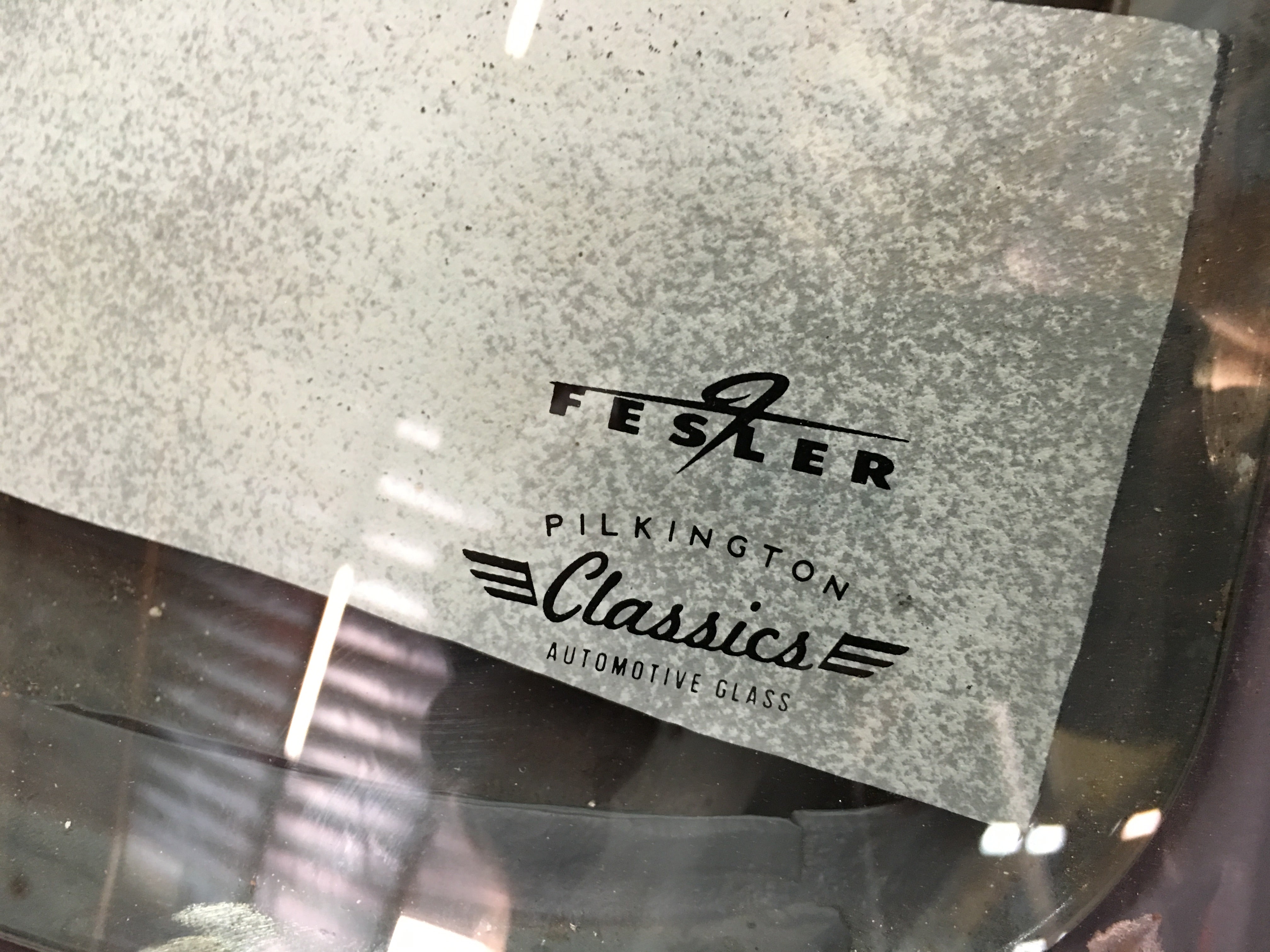 1967–1968 Mustang Flush-Mount Glass Kit — DOT, Trimless, American-Made (Fastback & Coupe)