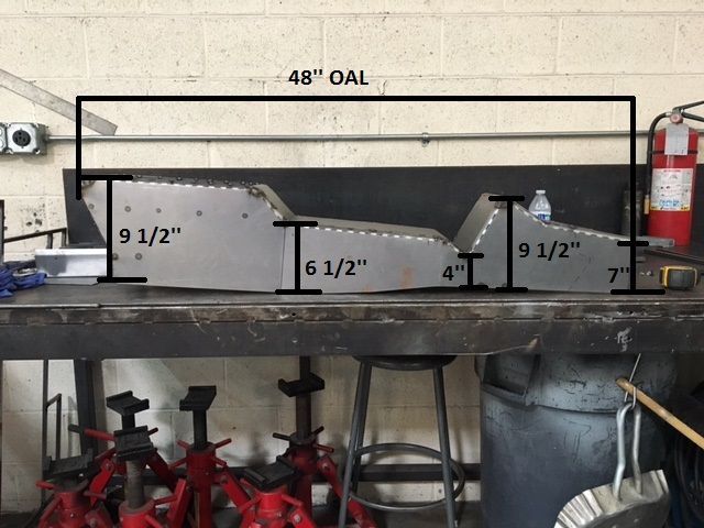 1966-67 Chevelle Steel Center Console