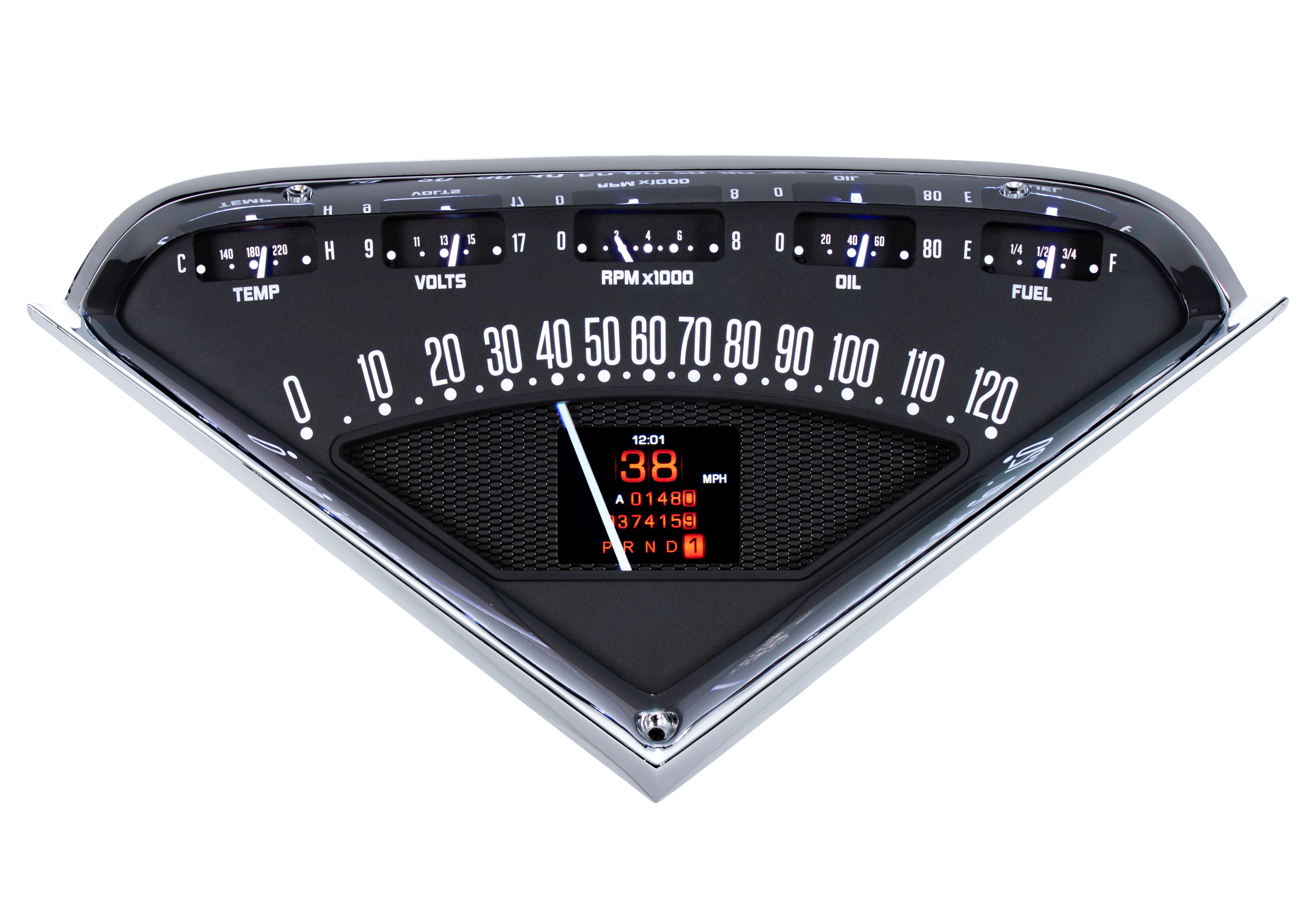 Dakota Digital RTX-55C-PU-X — 1955–1959 Chevy/GMC Truck RTX Instrument System