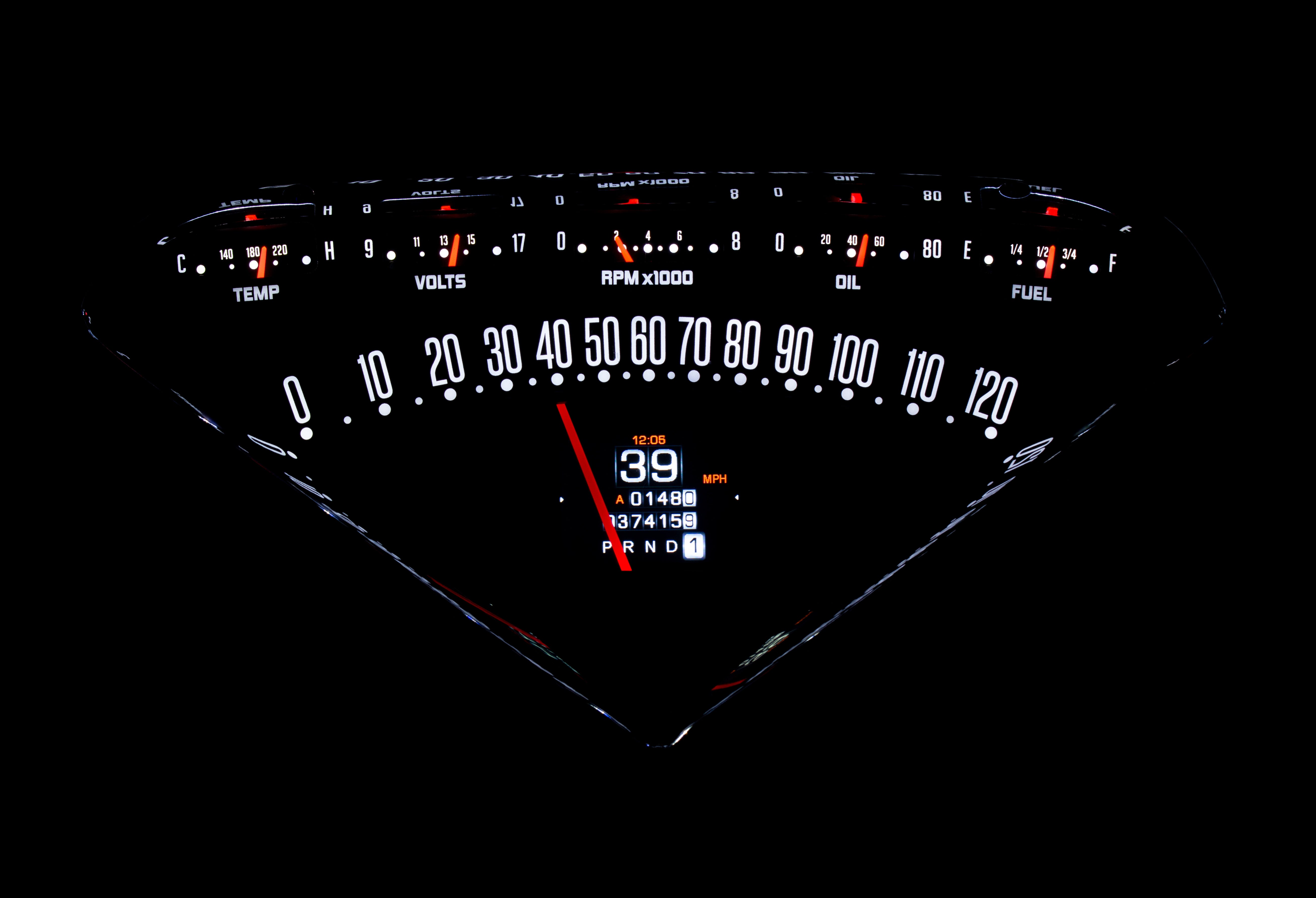 Dakota Digital RTX-55C-PU-X — 1955–1959 Chevy/GMC Truck RTX Instrument System