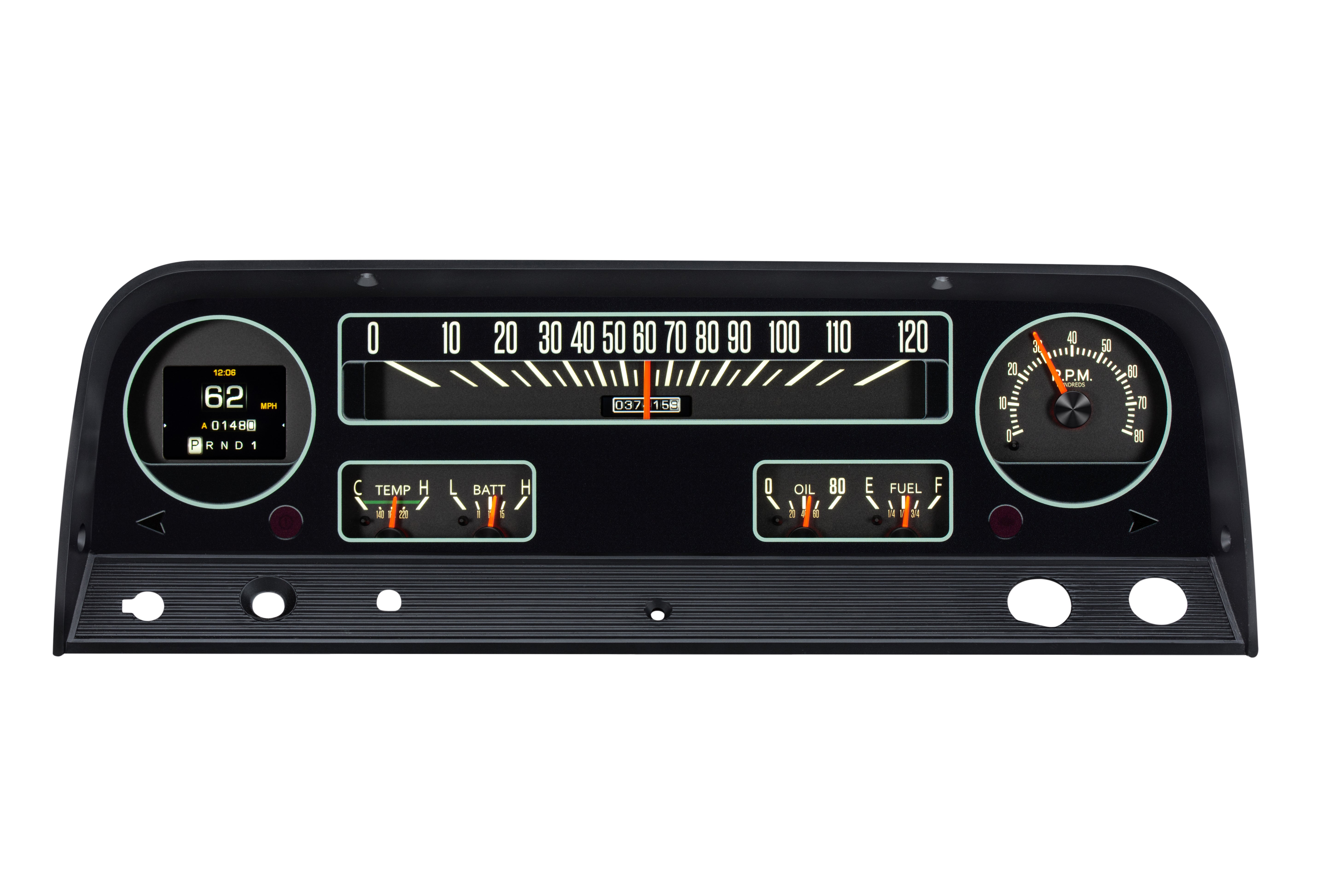 Dakota Digital RTX-64C-PU-X — 1964–1966 Chevy/GMC Truck RTX Instrument System