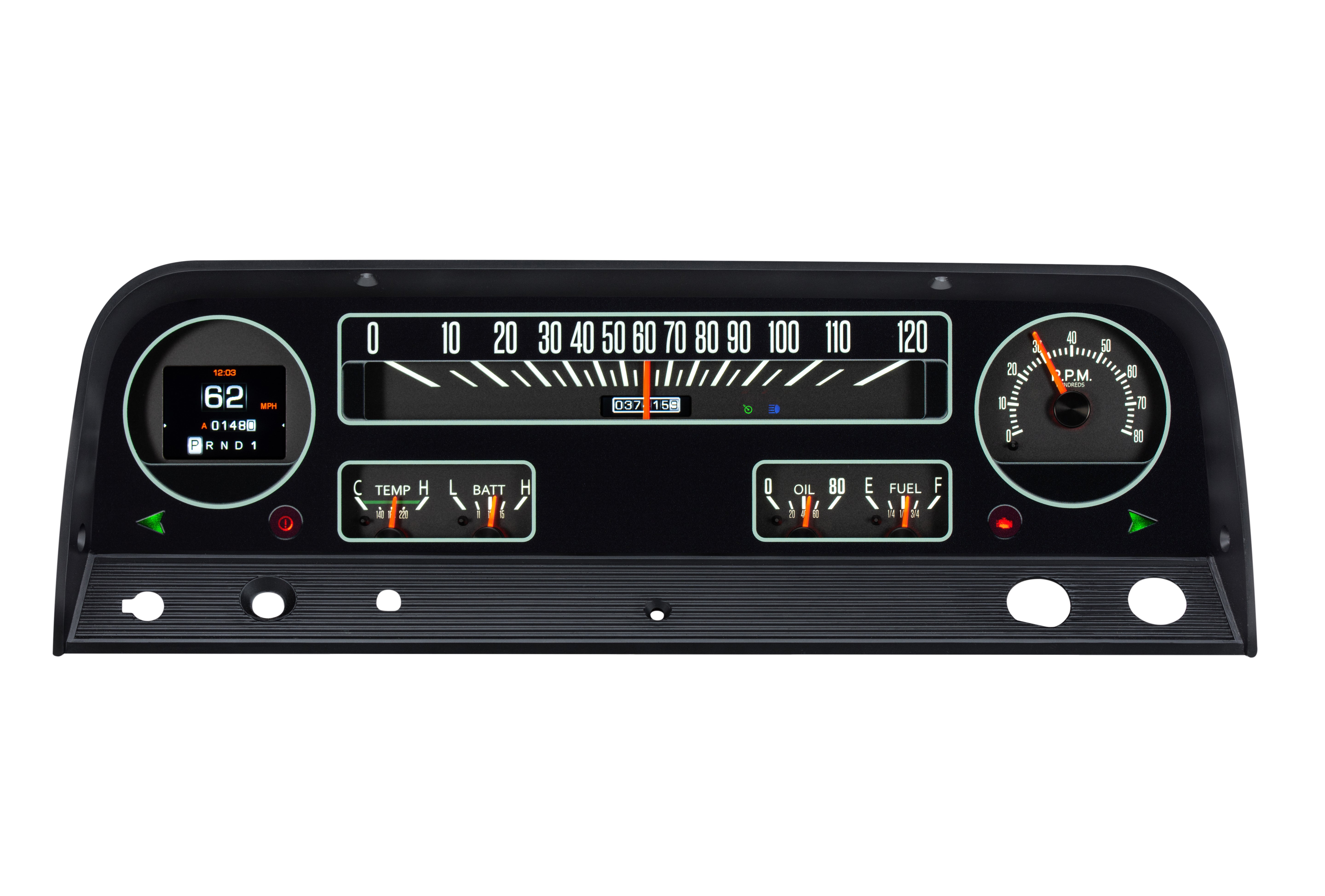 Dakota Digital RTX-64C-PU-X — 1964–1966 Chevy/GMC Truck RTX Instrument System