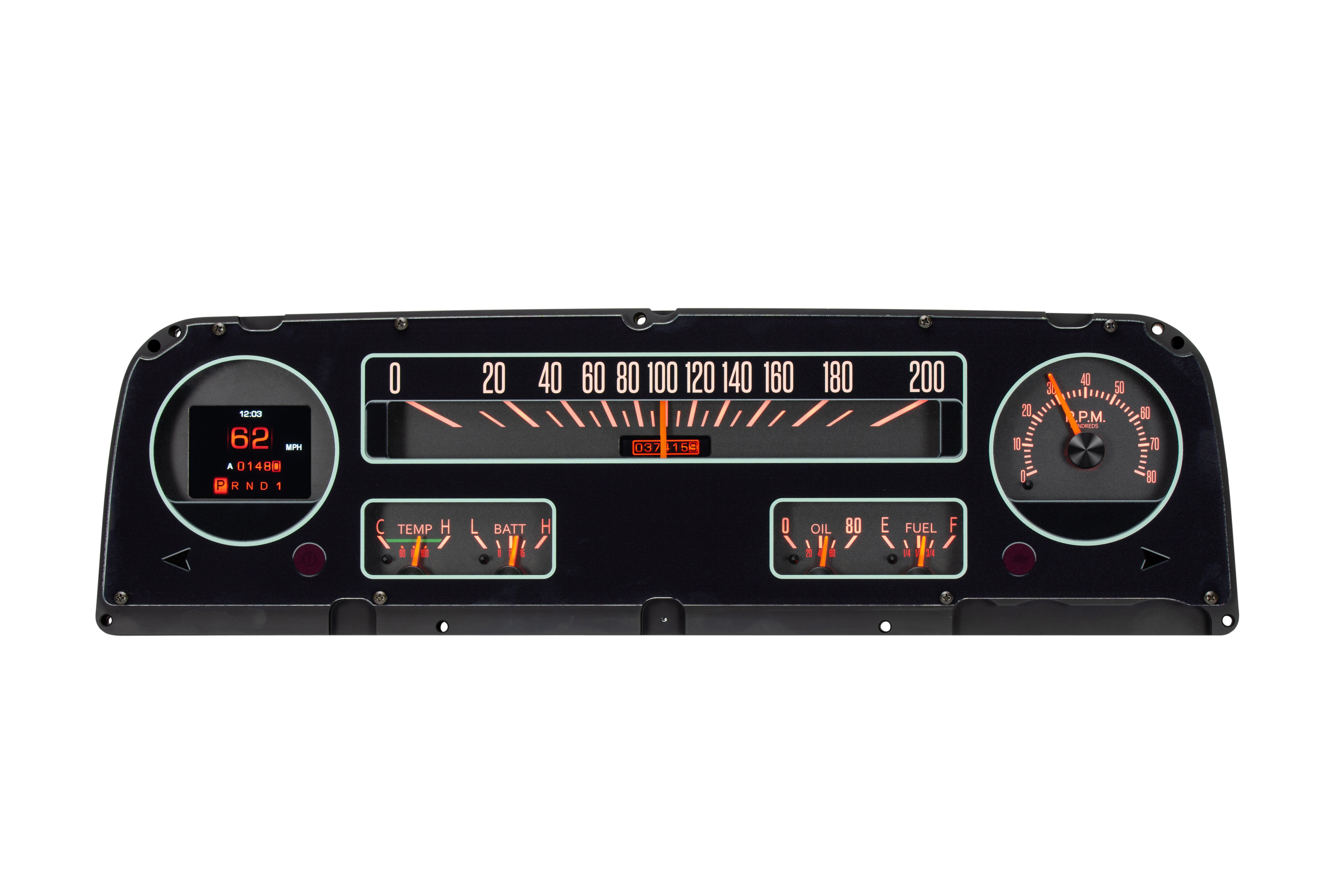 Dakota Digital RTX-64C-PU-X — 1964–1966 Chevy/GMC Truck RTX Instrument System