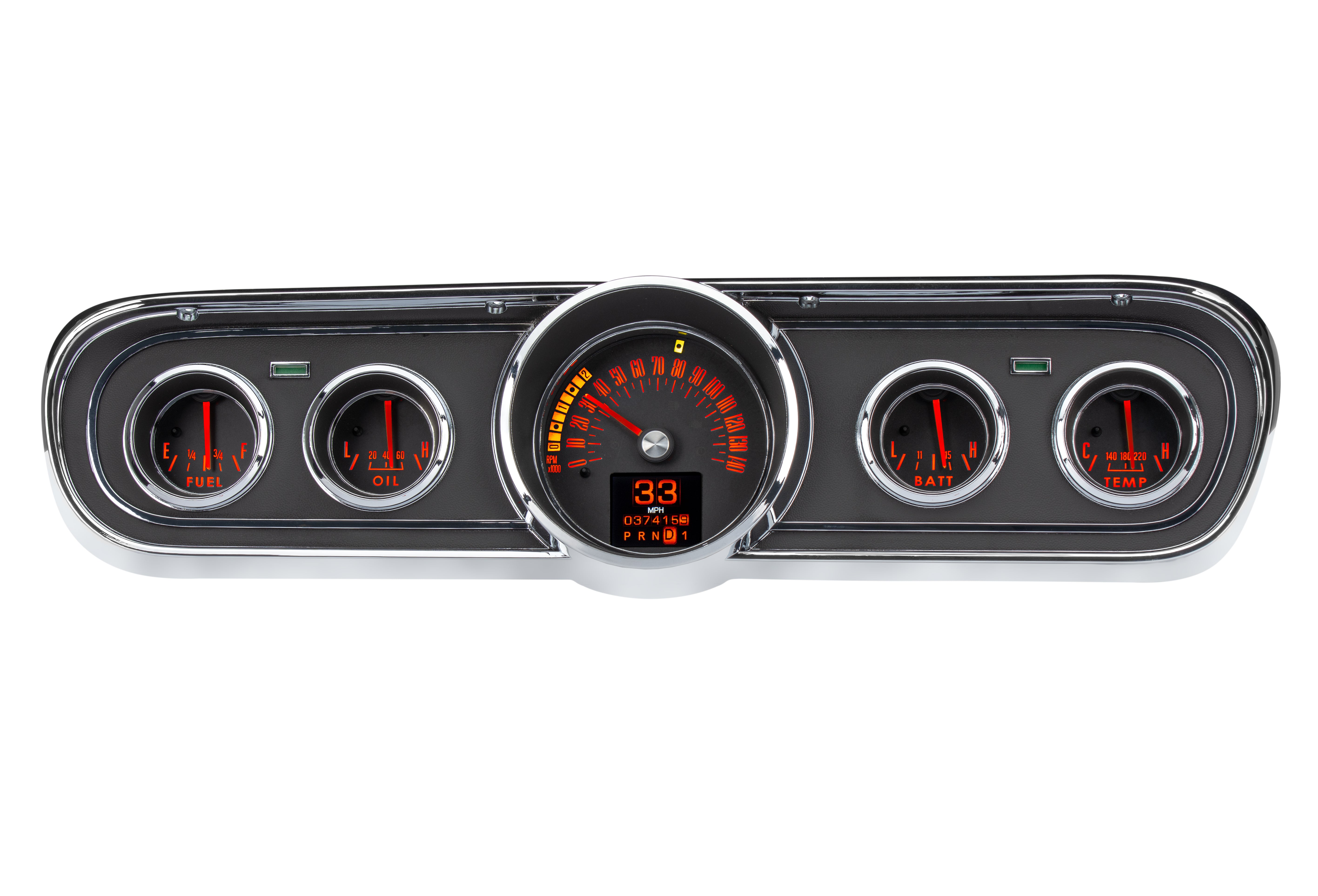 Dakota Digital RTX-65F-MUS-X — 1964.5–1966 Ford Mustang RTX Instrument System