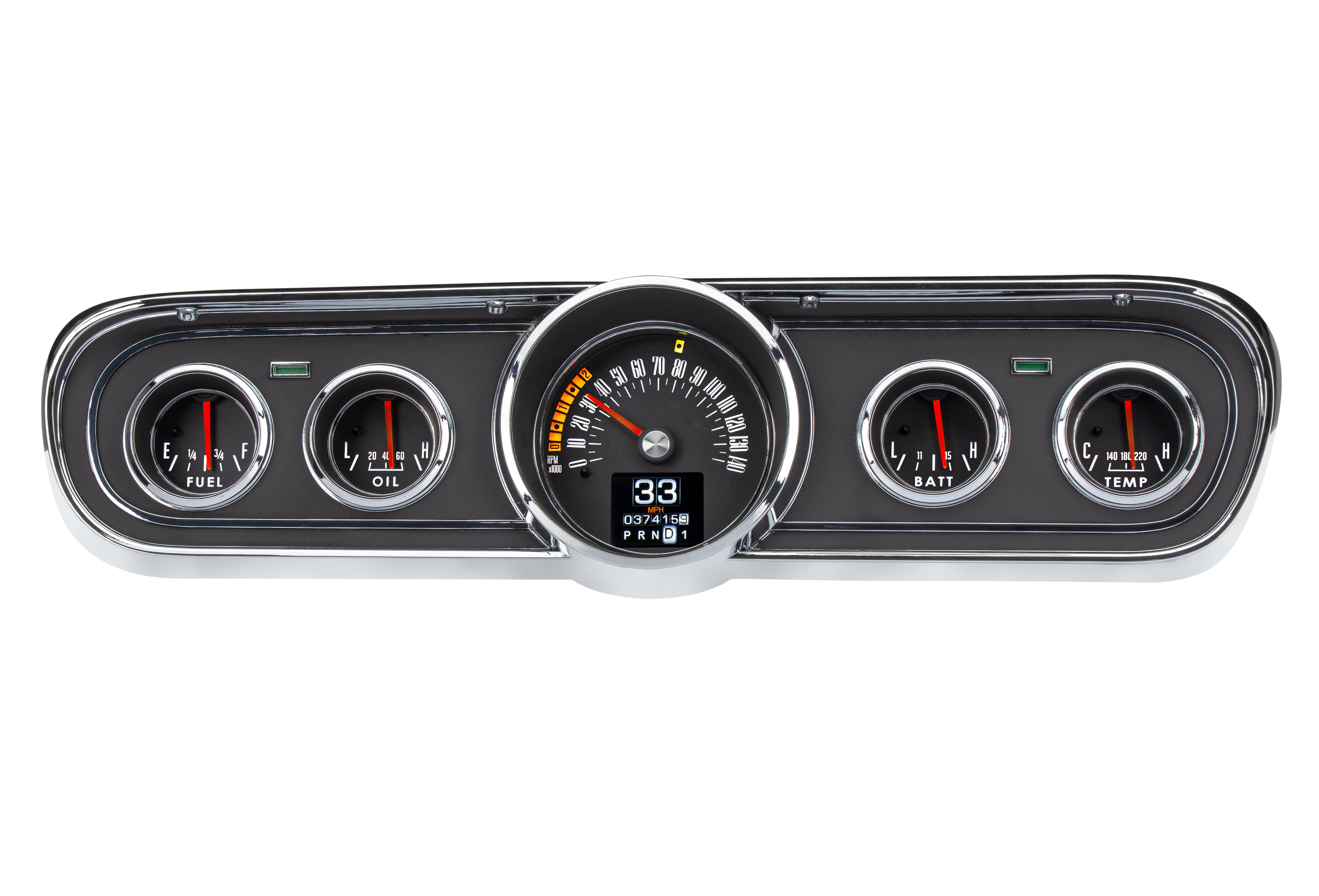 Dakota Digital RTX-65F-MUS-X — 1964.5–1966 Ford Mustang RTX Instrument System