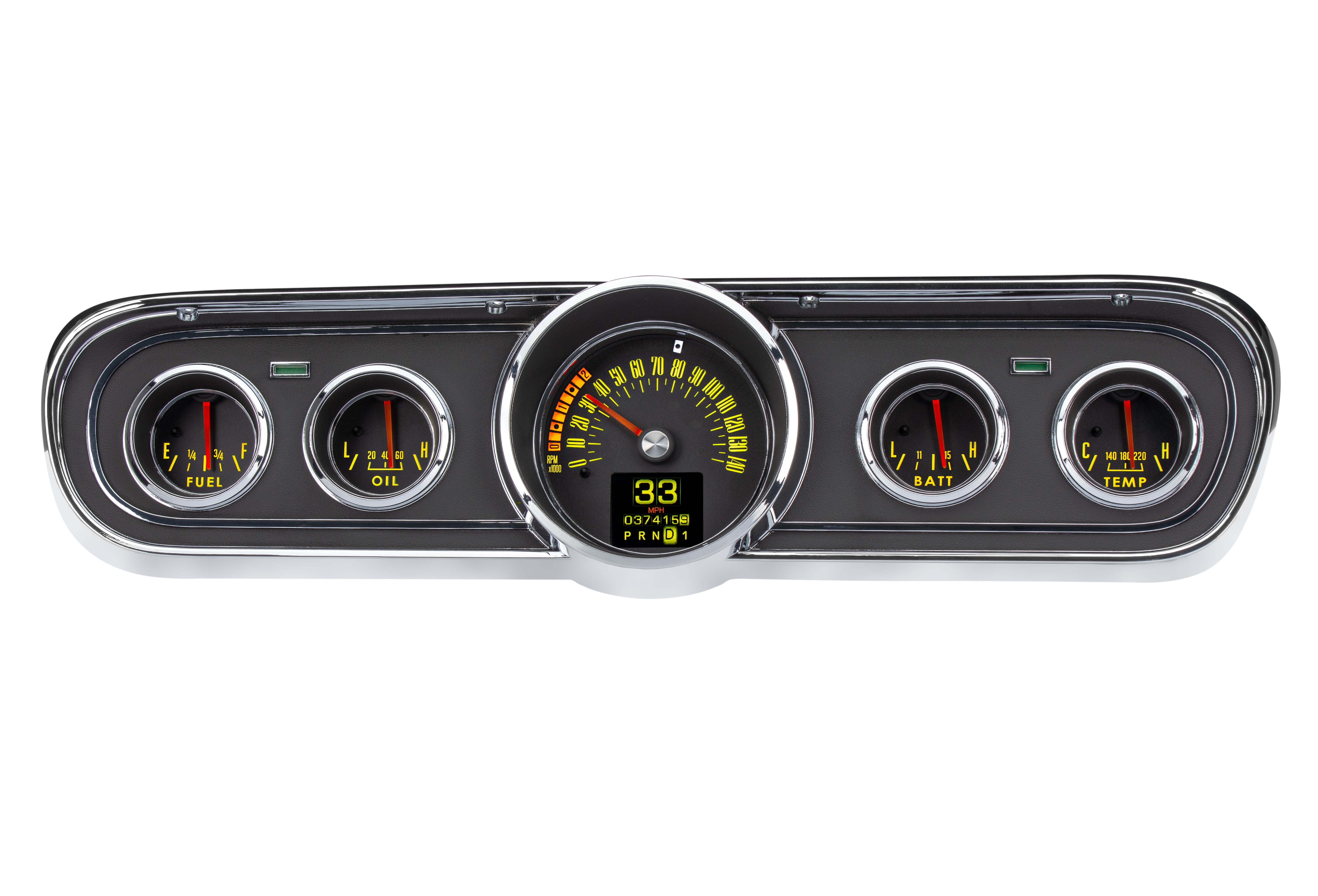 Dakota Digital RTX-65F-MUS-X — 1964.5–1966 Ford Mustang RTX Instrument System